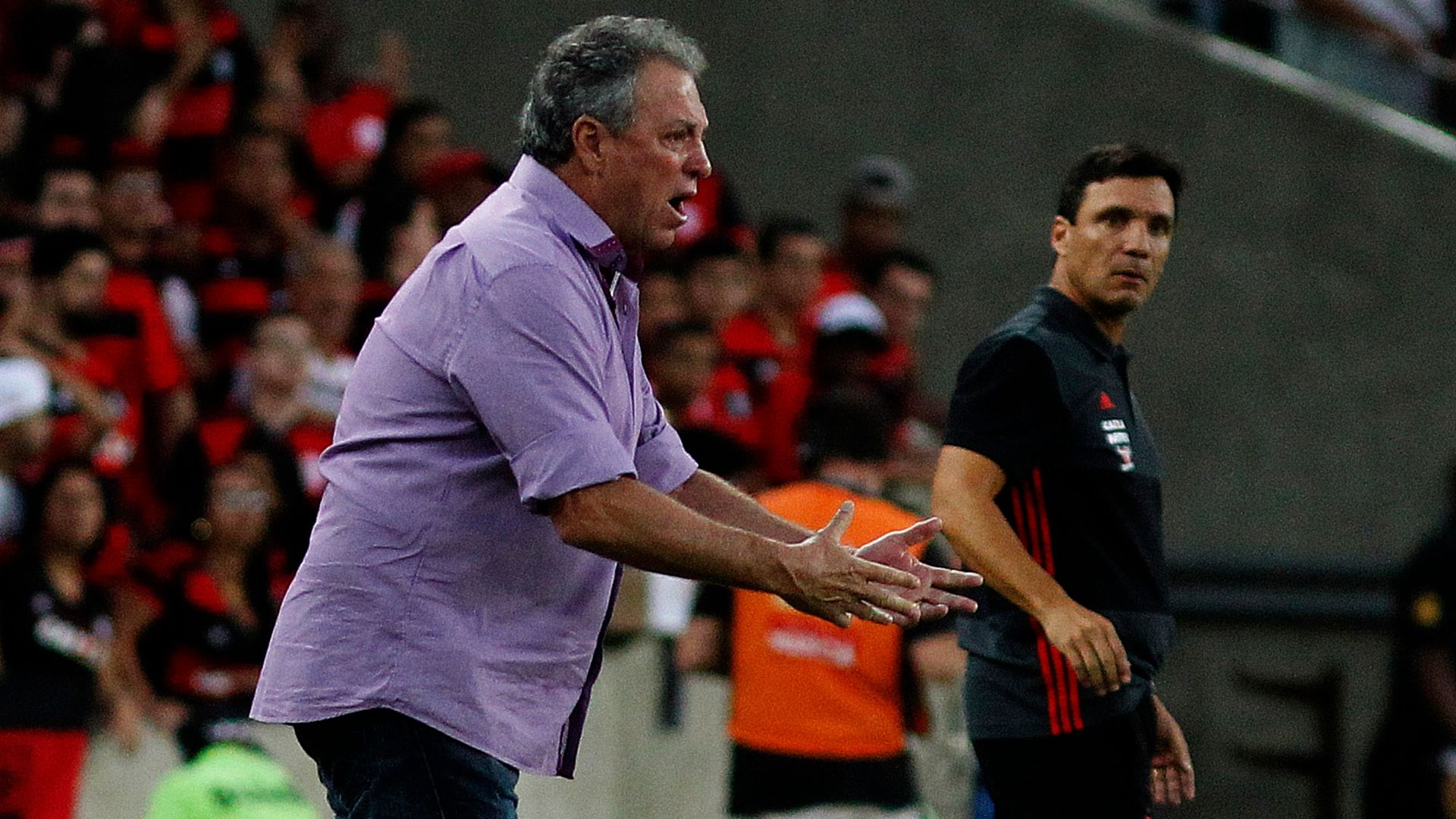 Abel Braga Ze Ricardo Flamengo Fluminense Carioca 07052017