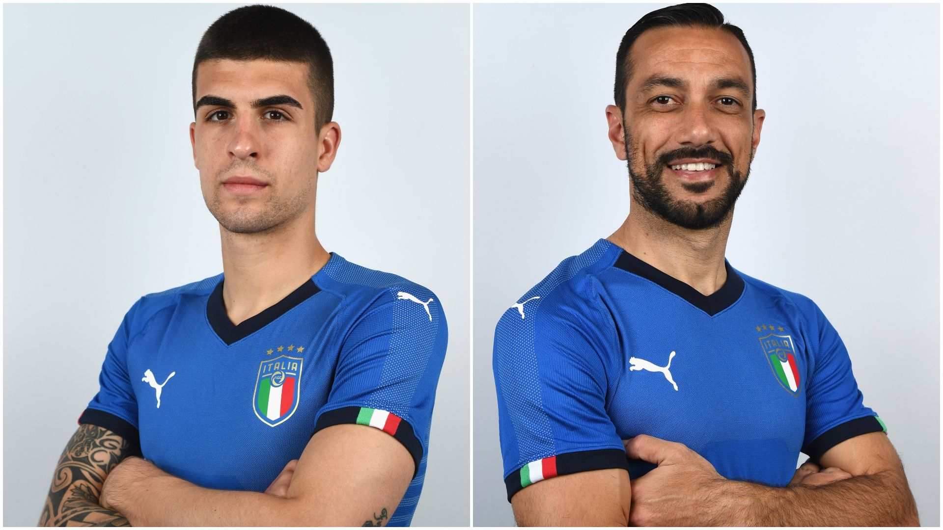 Fabio Quagliarella Gianluca Mancini Italy