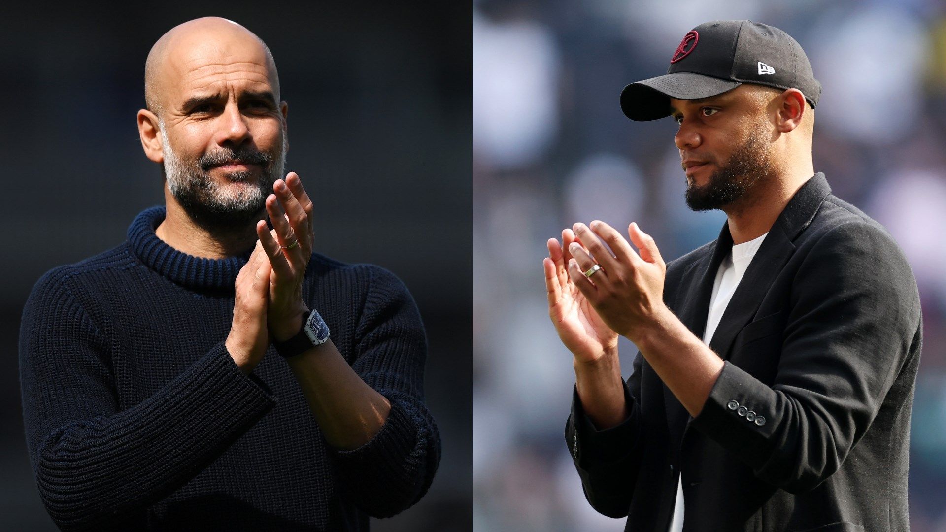 Pep Guardiola Vincent Kompany