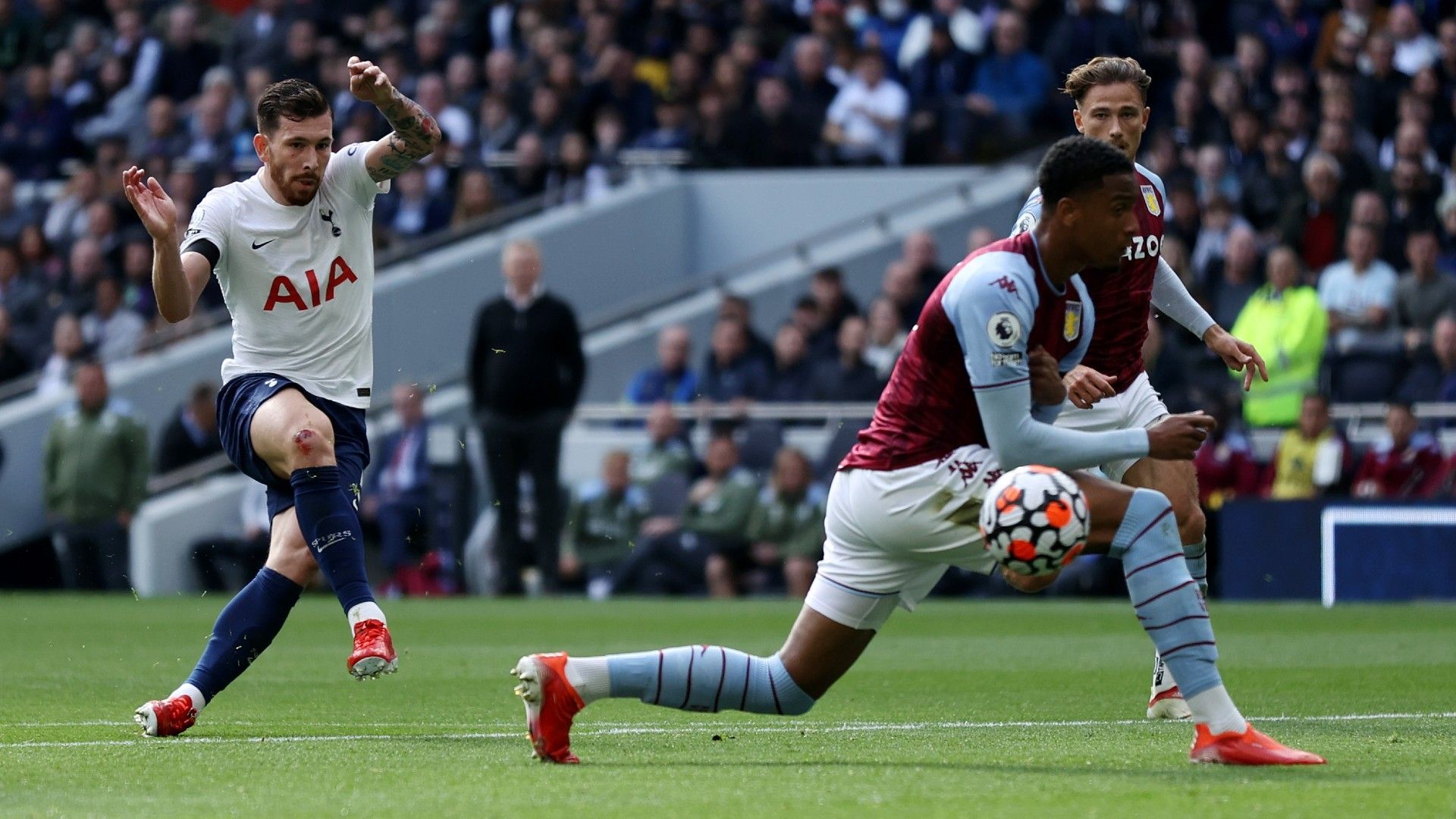 Pierre Emile Hojbjerg Tottenham Villa 2021