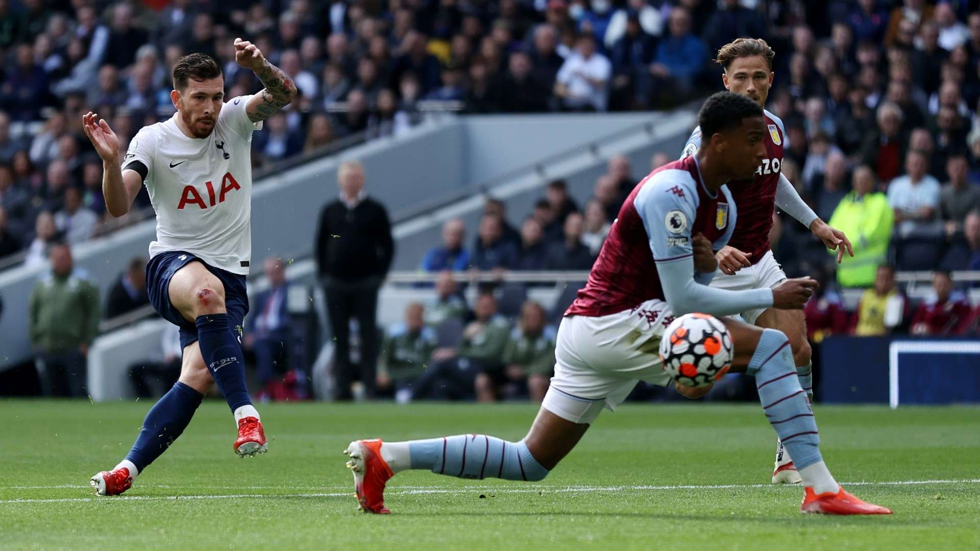 Pierre Emile Hojbjerg Tottenham Villa 2021
