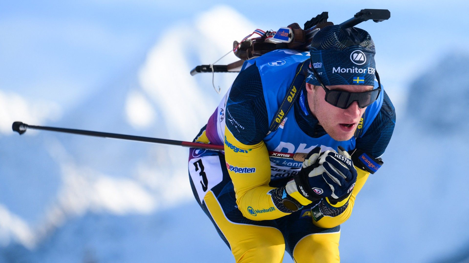 Sweden's Sebastian Samuelsson competes 
