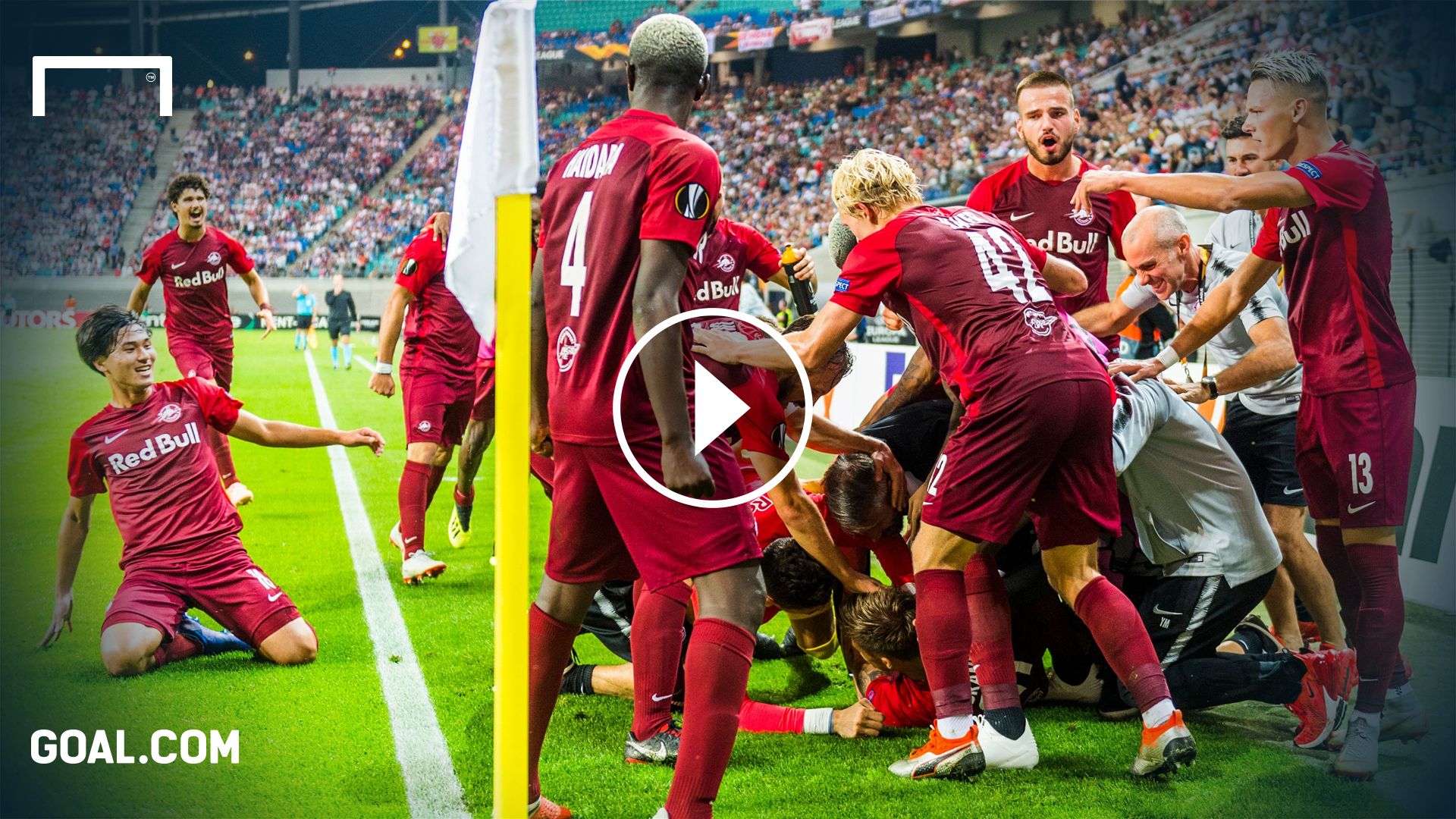 rb leipzig salzburg uel highlights