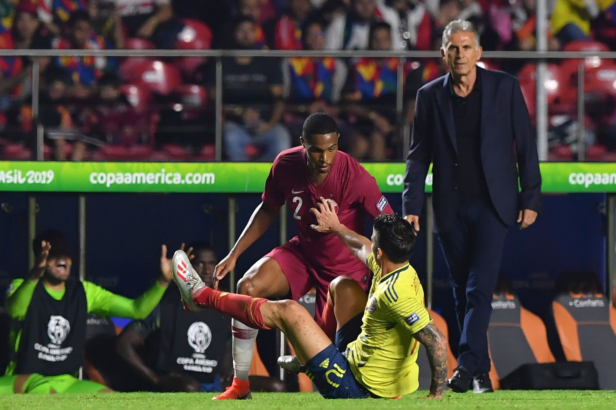 Carlos Querioz Colombia - Qatar Copa América 2019