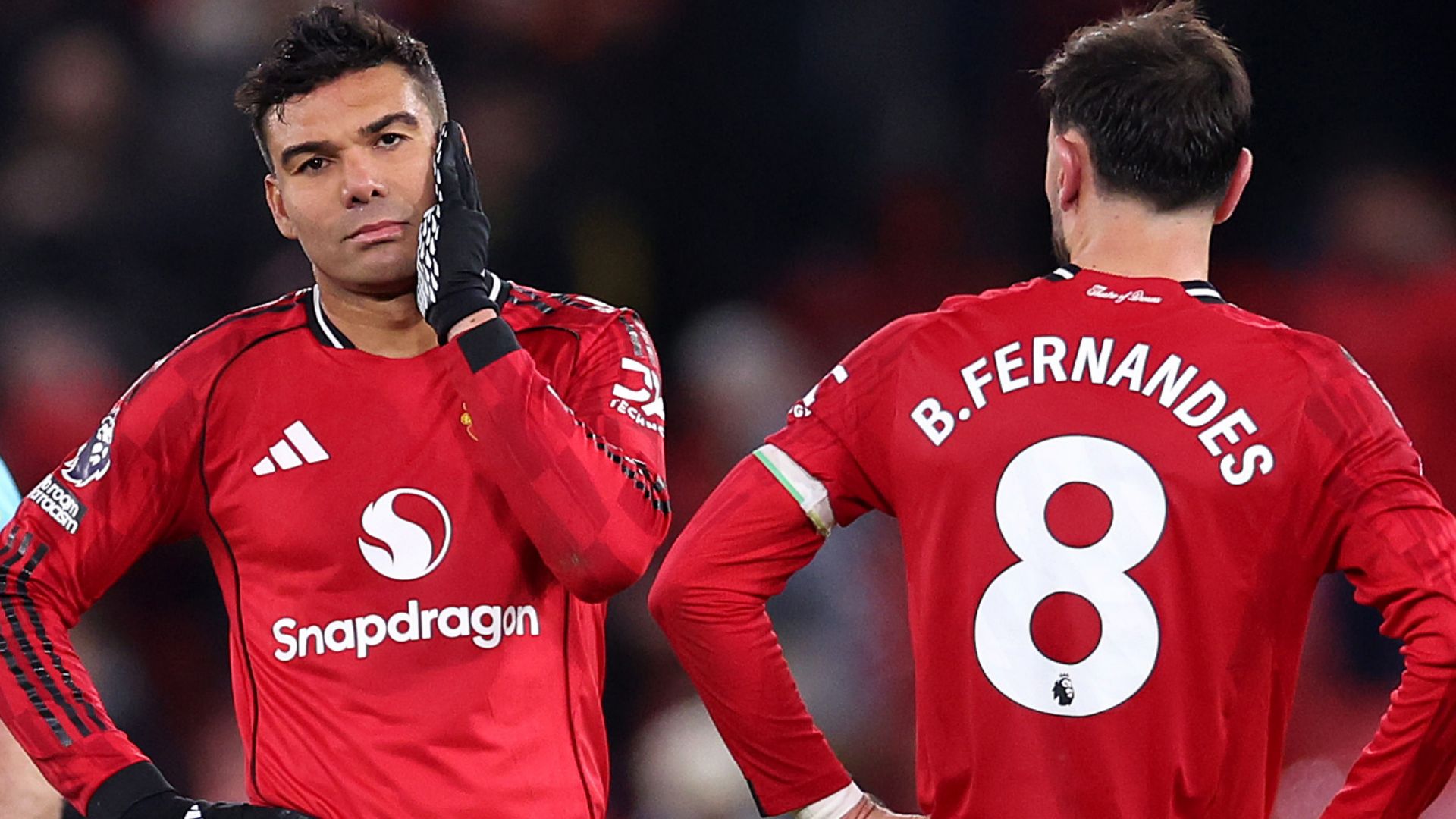 Casemiro Bruno Fernandes Manchester United 2025-26