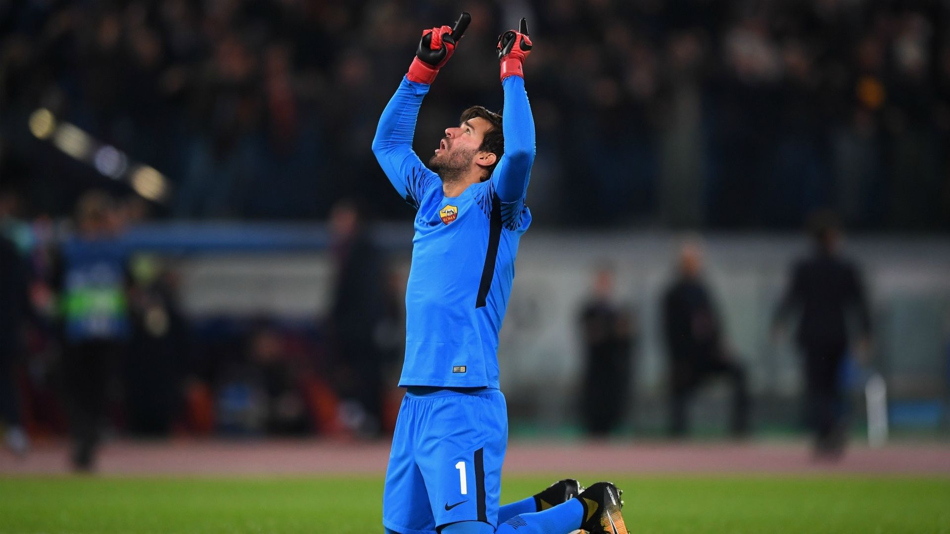 Alisson Becker Roma Chelsea UEFA Champions League 10312017