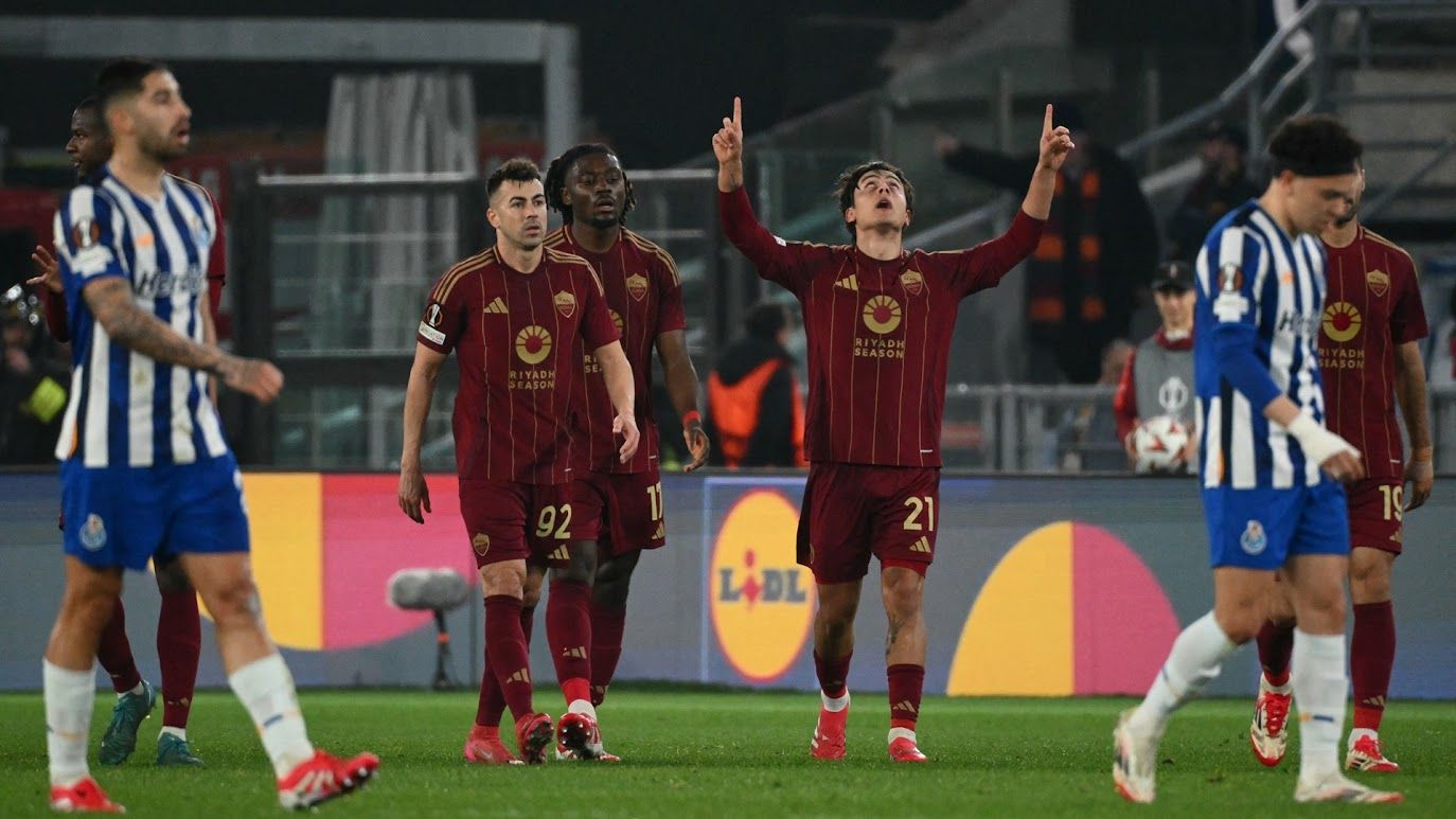 Dybala Roma Porto 20 febbraio 2025
