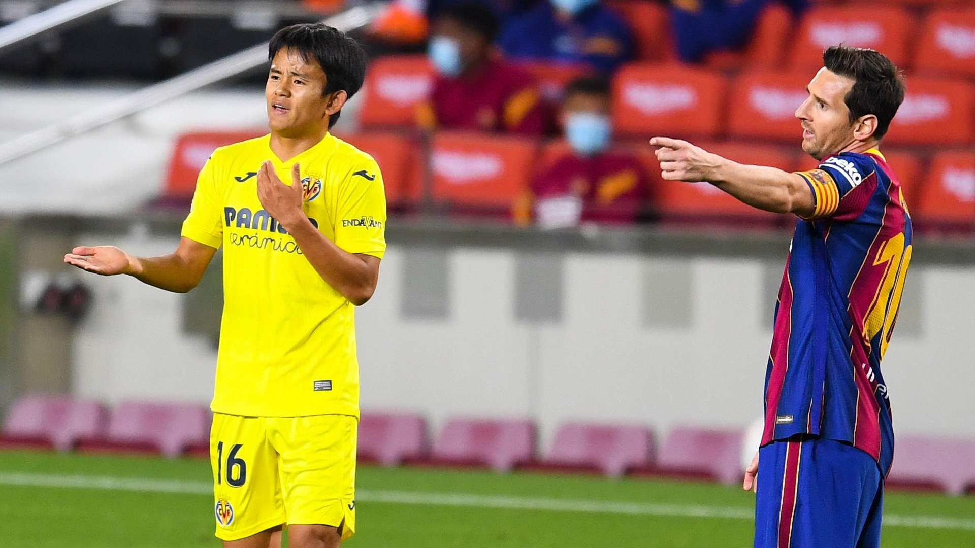 Takefusa Kubo Villarreal Lionel Messi Barcelona 2020-09-27