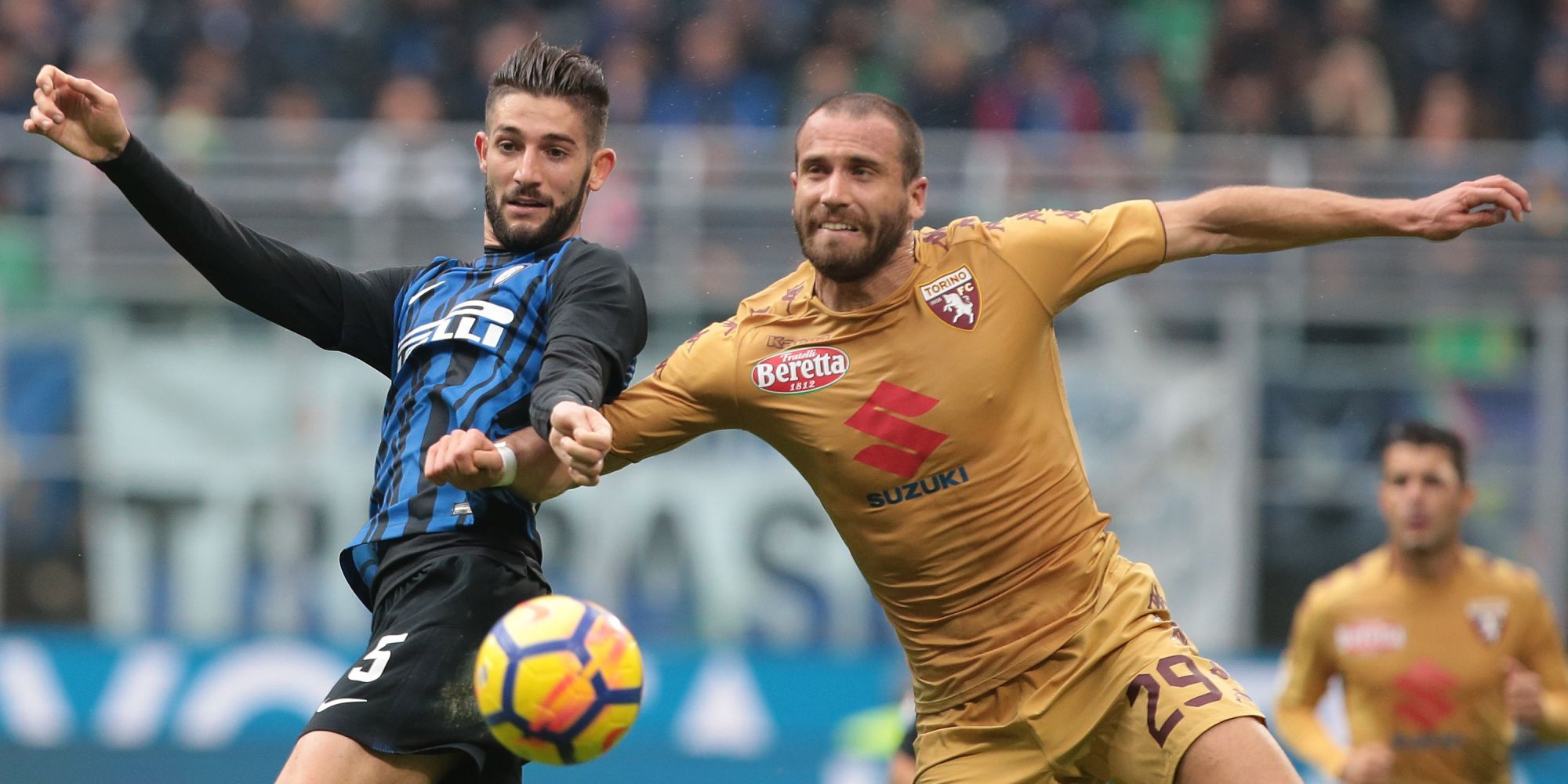 Roberto Gagliardini Lorenzo De Silvestri Inter Torino Serie A