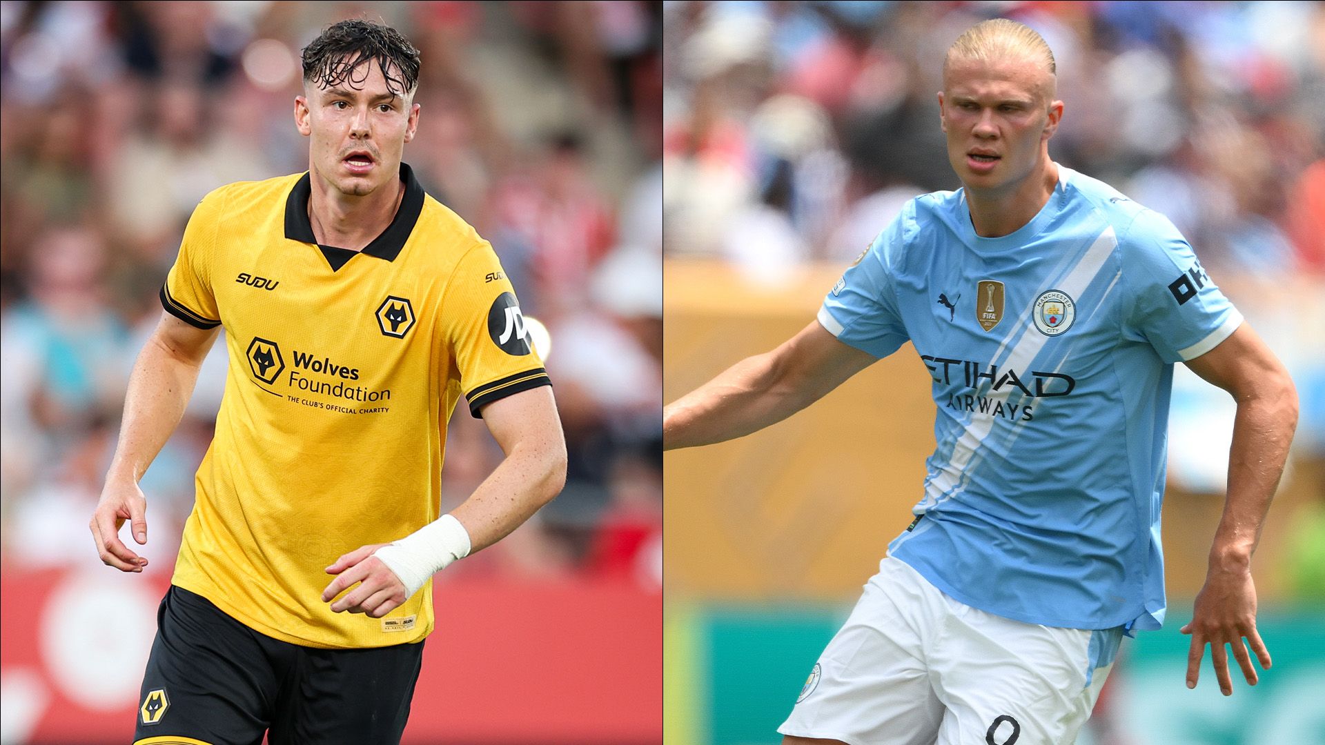 Jorgen Strand Larsen Wolverhampton Erling Haaland Man City