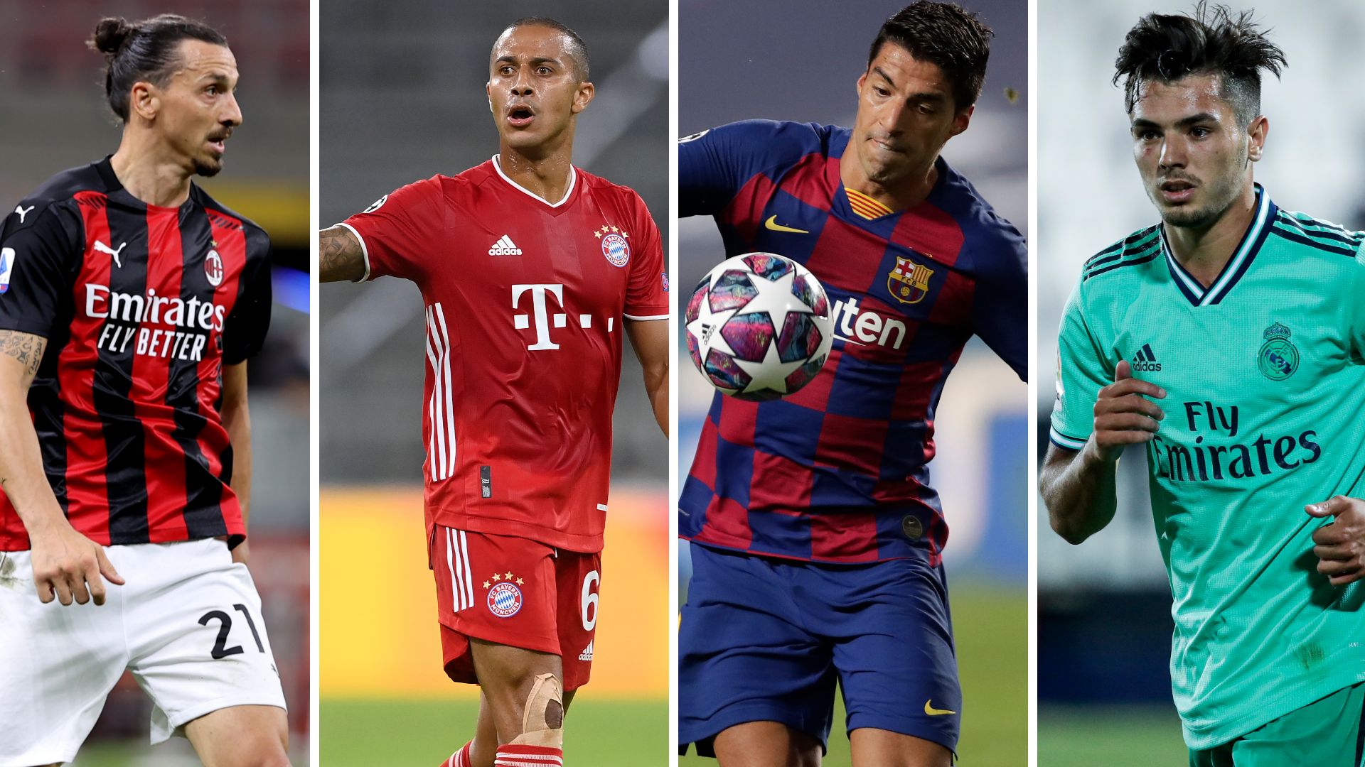 Ibrahimovic, Thiago, Suárez, Brahim