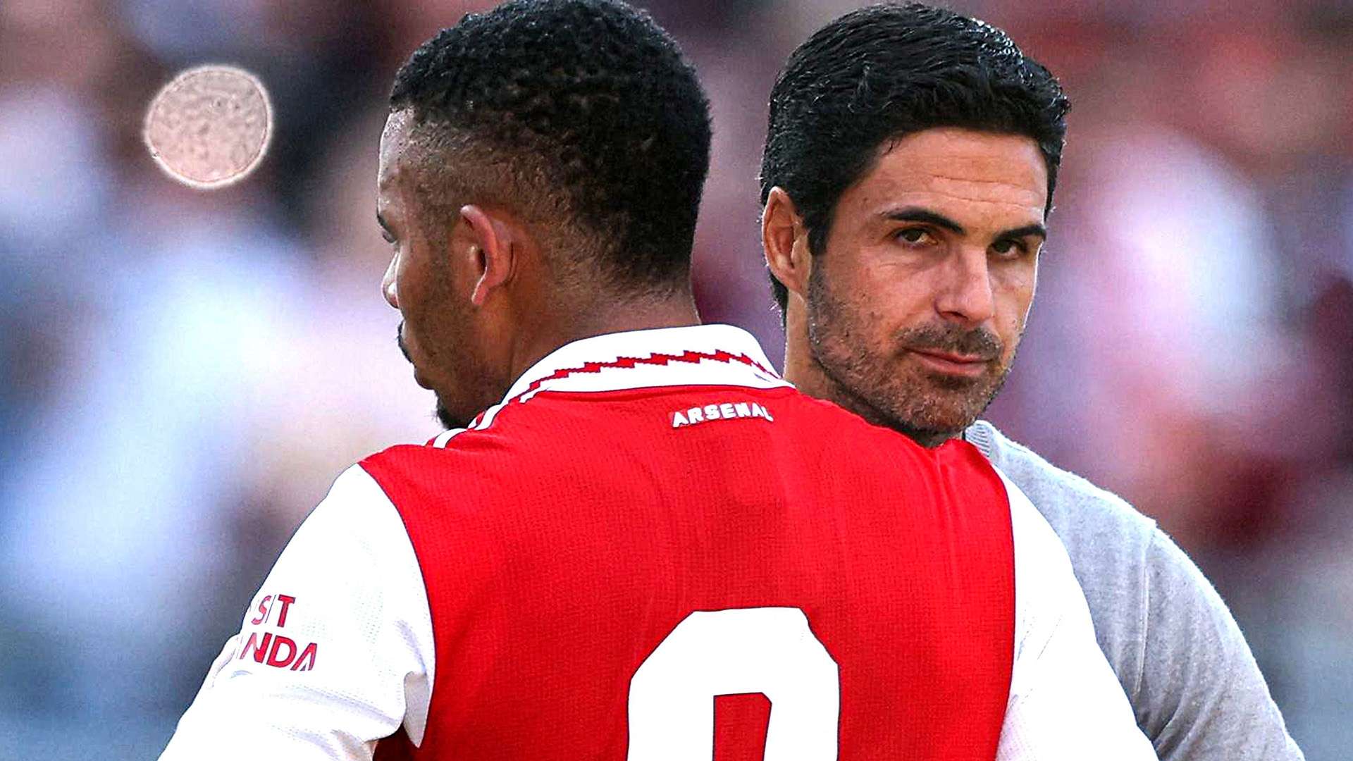 Mikel Arteta Gabriel Jesus pre-season 2022