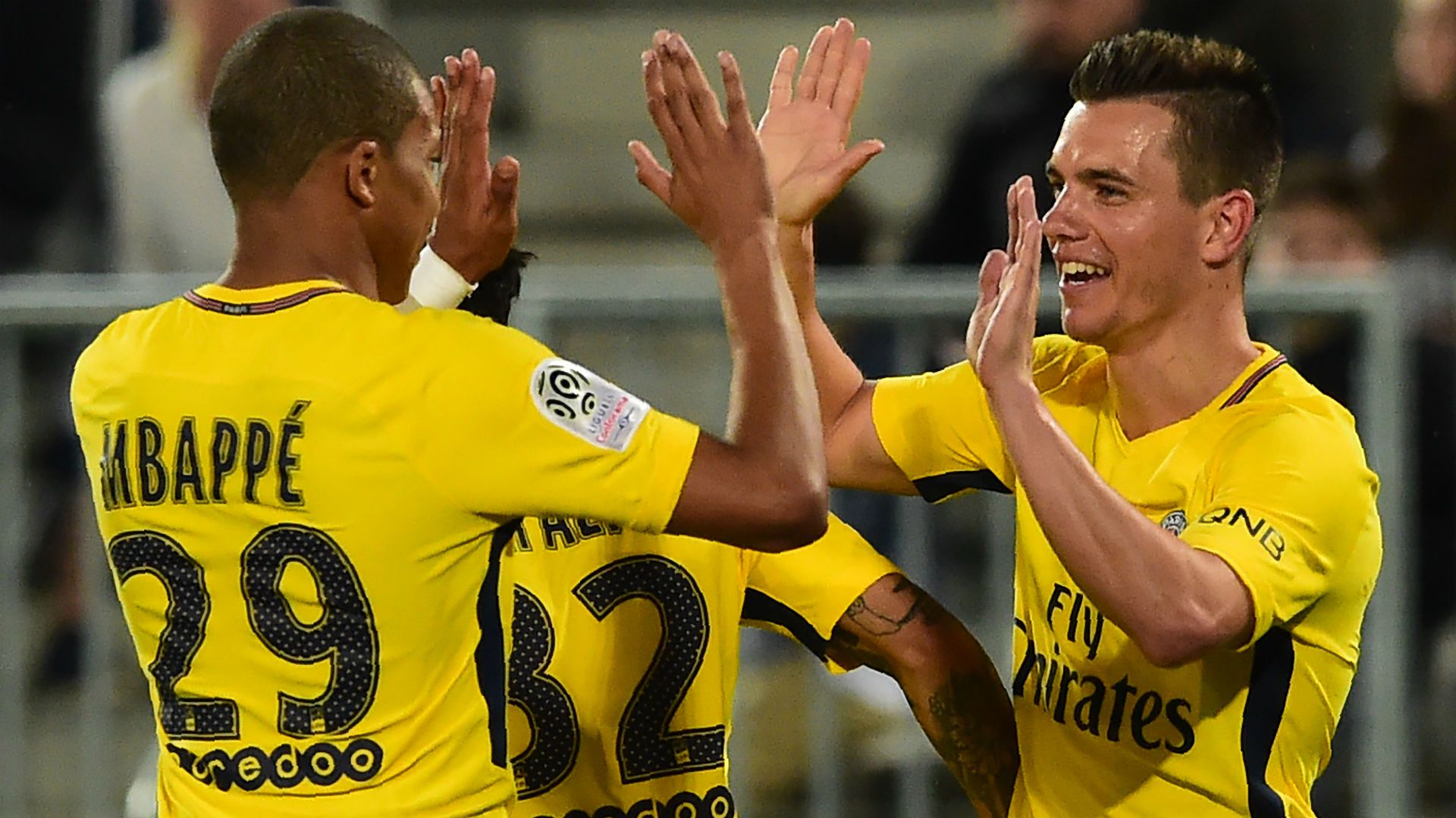 Kylian Mbappe Giovani Lo Celso Bordeaux PSG Ligue 1 22042018
