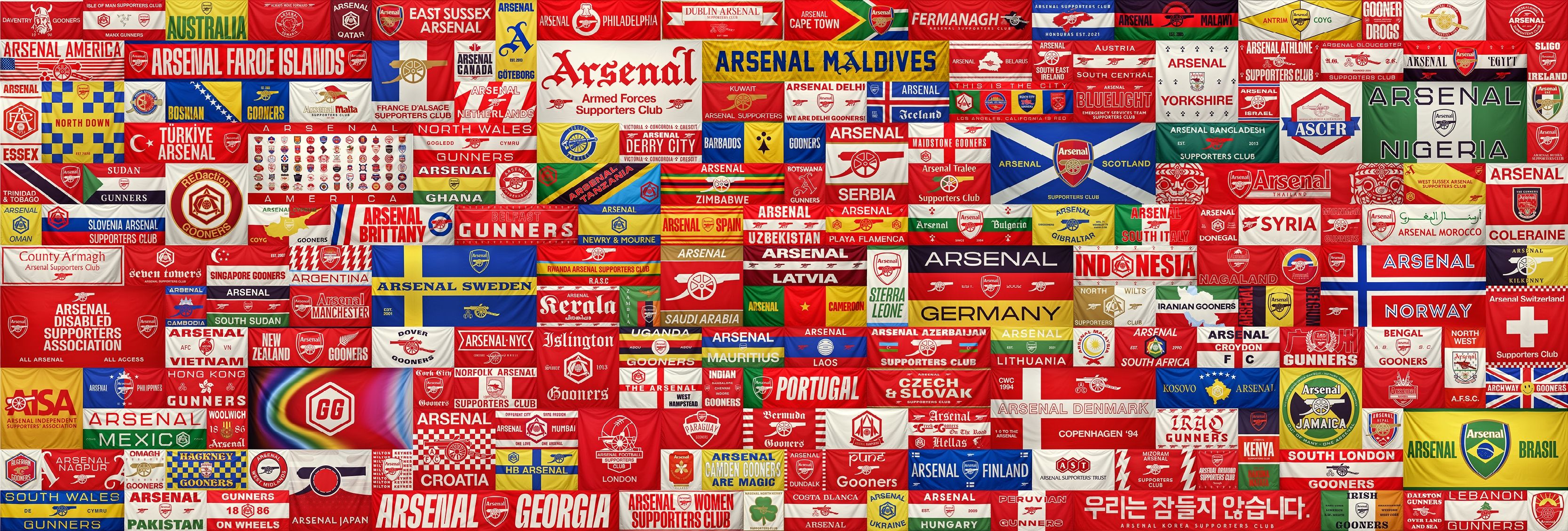 Arsenal wrap - We All Follow The Arsenal
