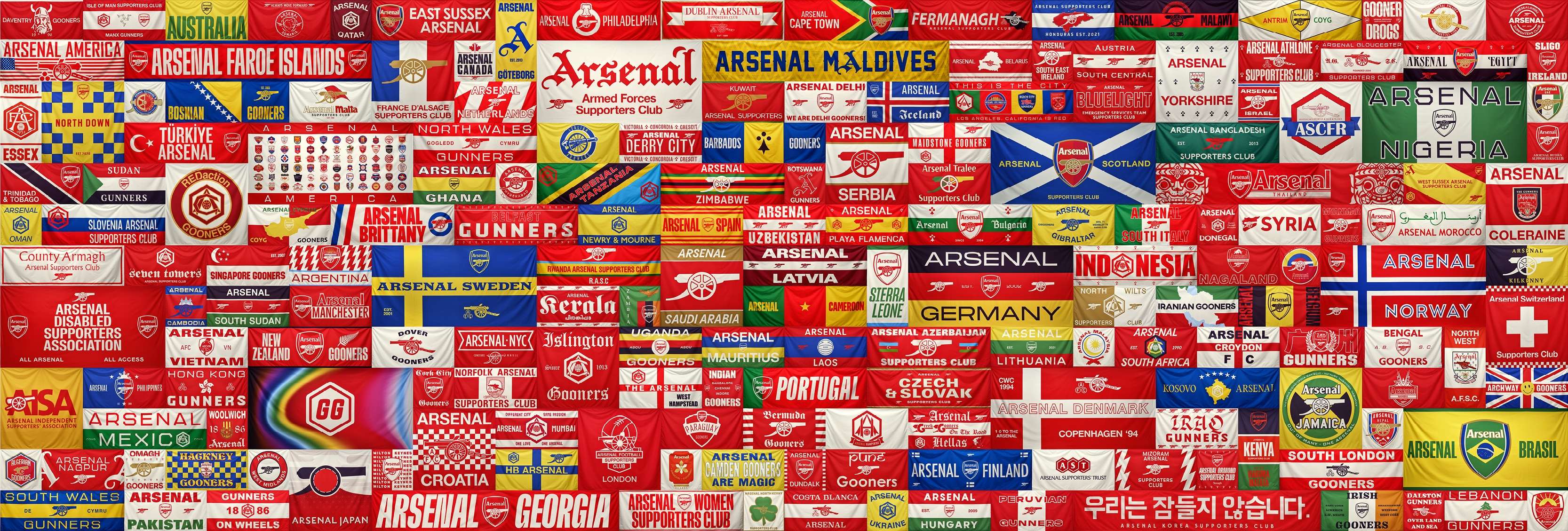 Arsenal wrap - We All Follow The Arsenal