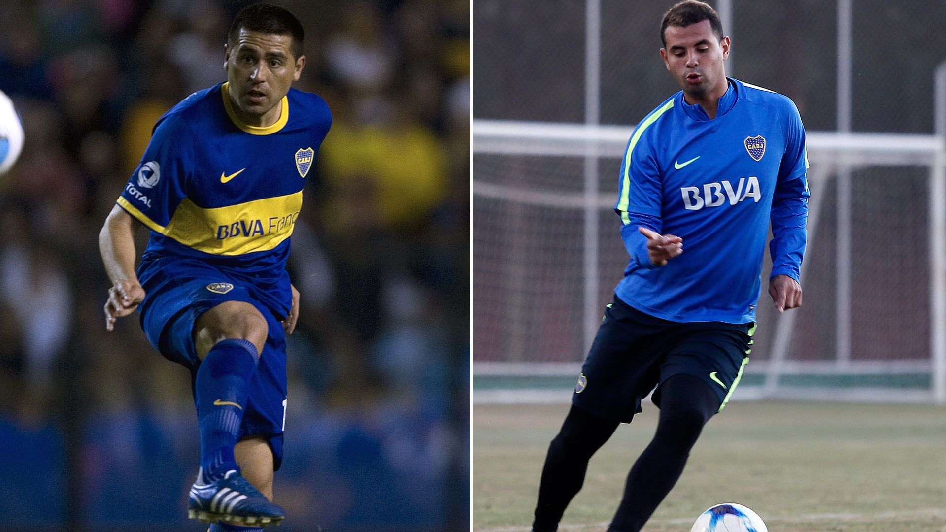 Juan Roman Riquelme Edwin Cardona Boca 2017