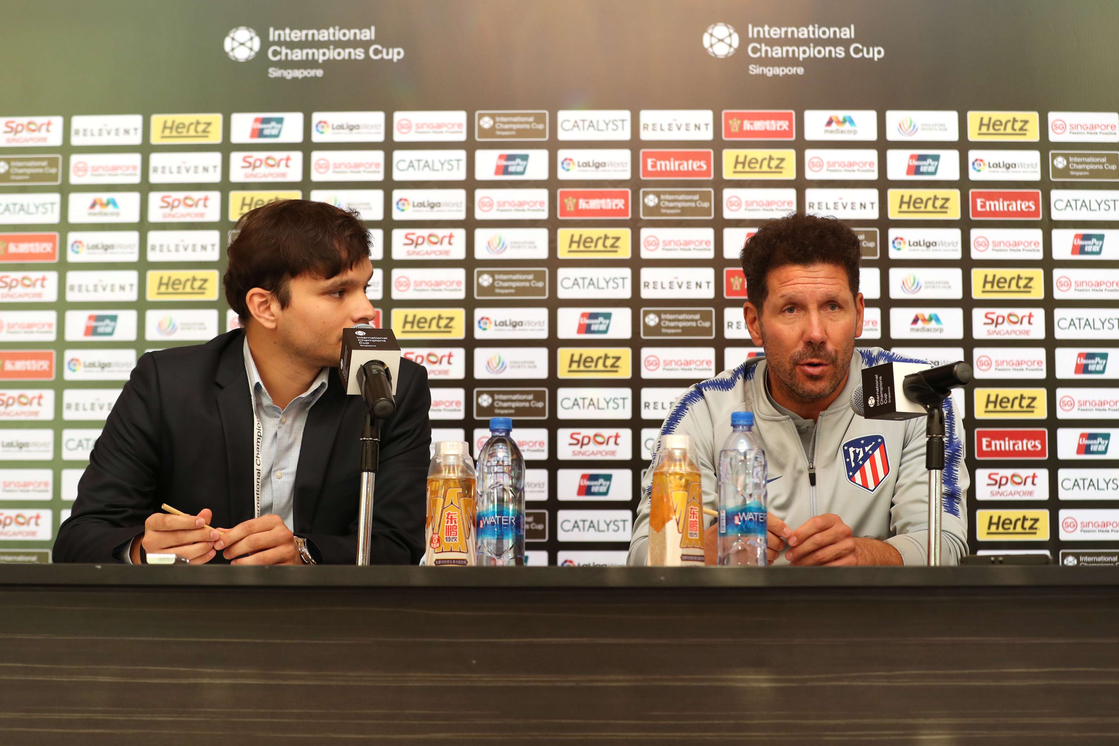 Diego Simeone Atletico Madrid ICC 2018 Singapore