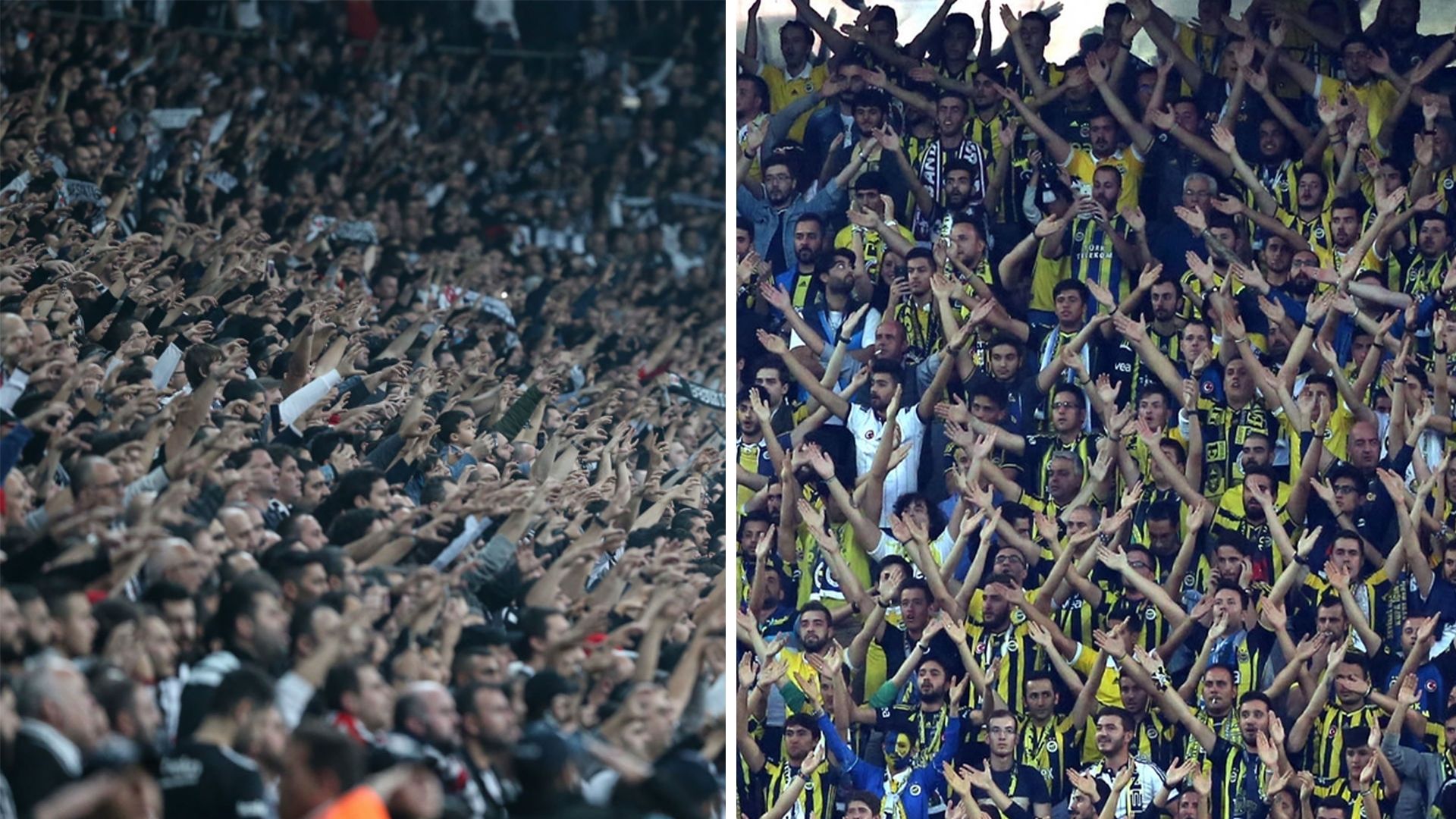 Fenerbahce Besiktas fans