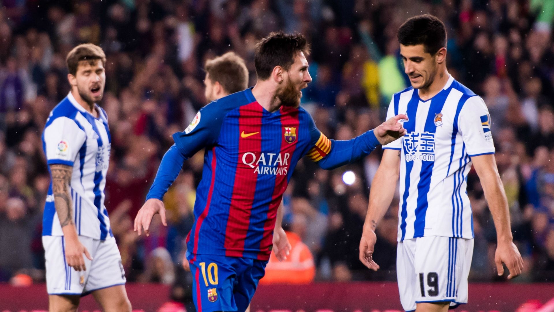Lionel Messi Barcelona Real Sociedad La Liga