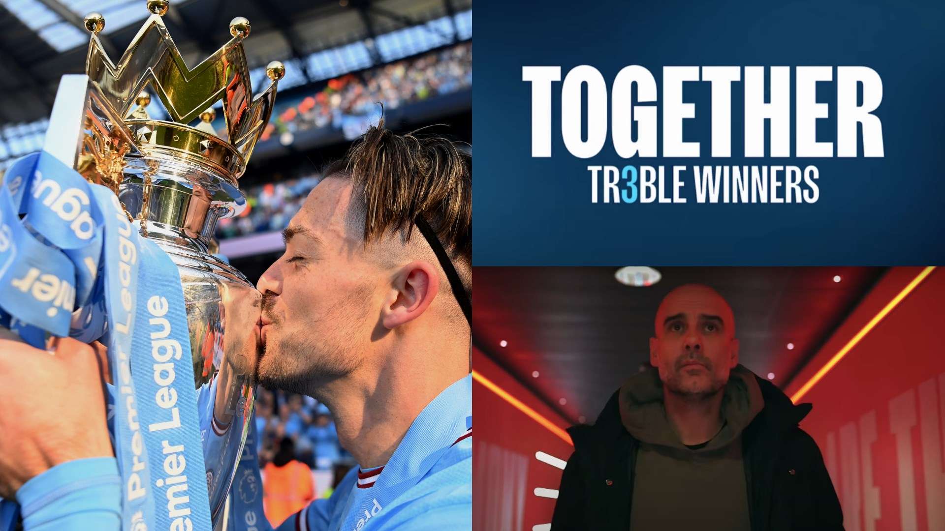 Manchester City Netflix documentary Together: Treble Winners Jack Grealish Pep Guardiola