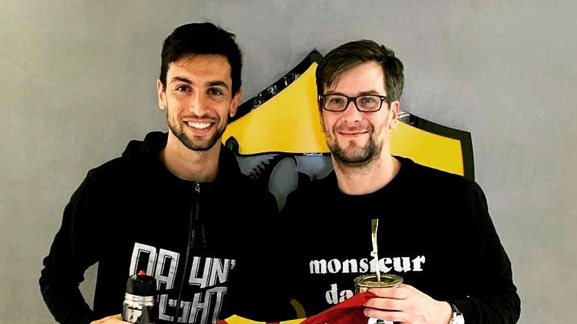 Javier Pastore et Romain Grunstein