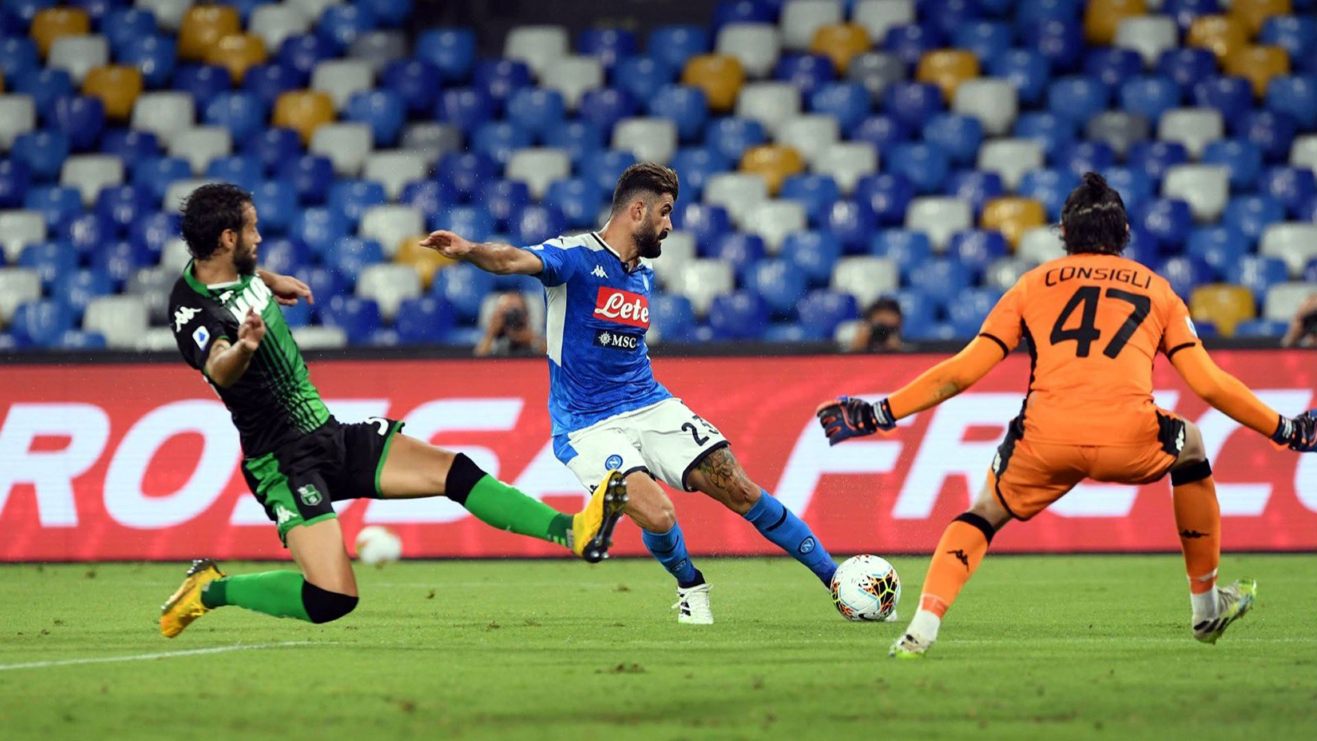 Napoli Sassuolo Serie A 2020
