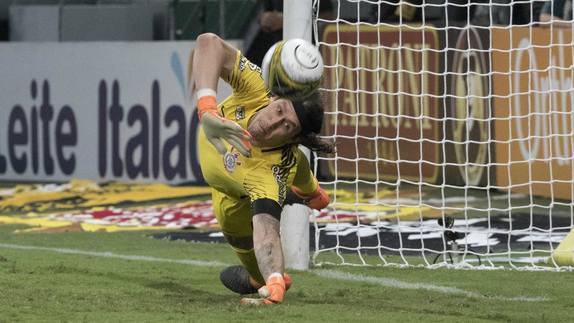 Cássio - Palmeiras x Corinthians - 8/04/2018