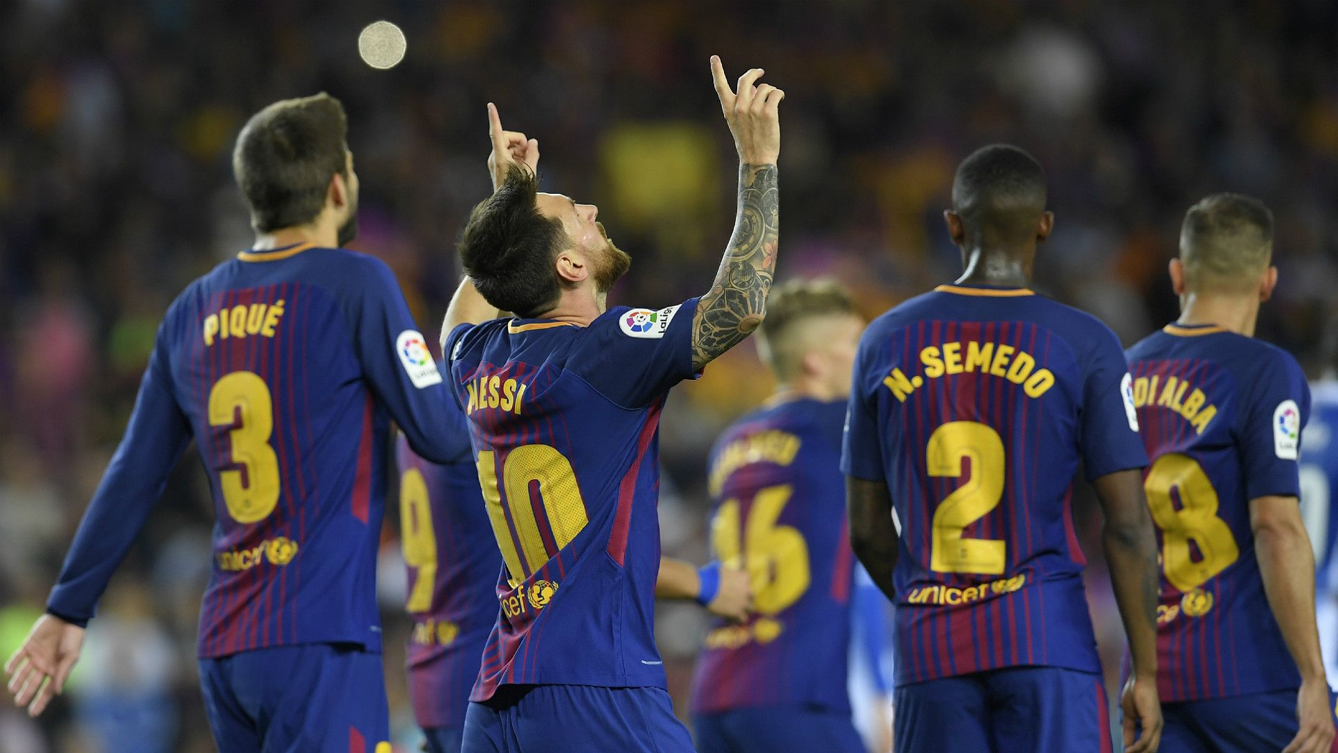 Lionel Messi Barcelona Espanyol La Liga