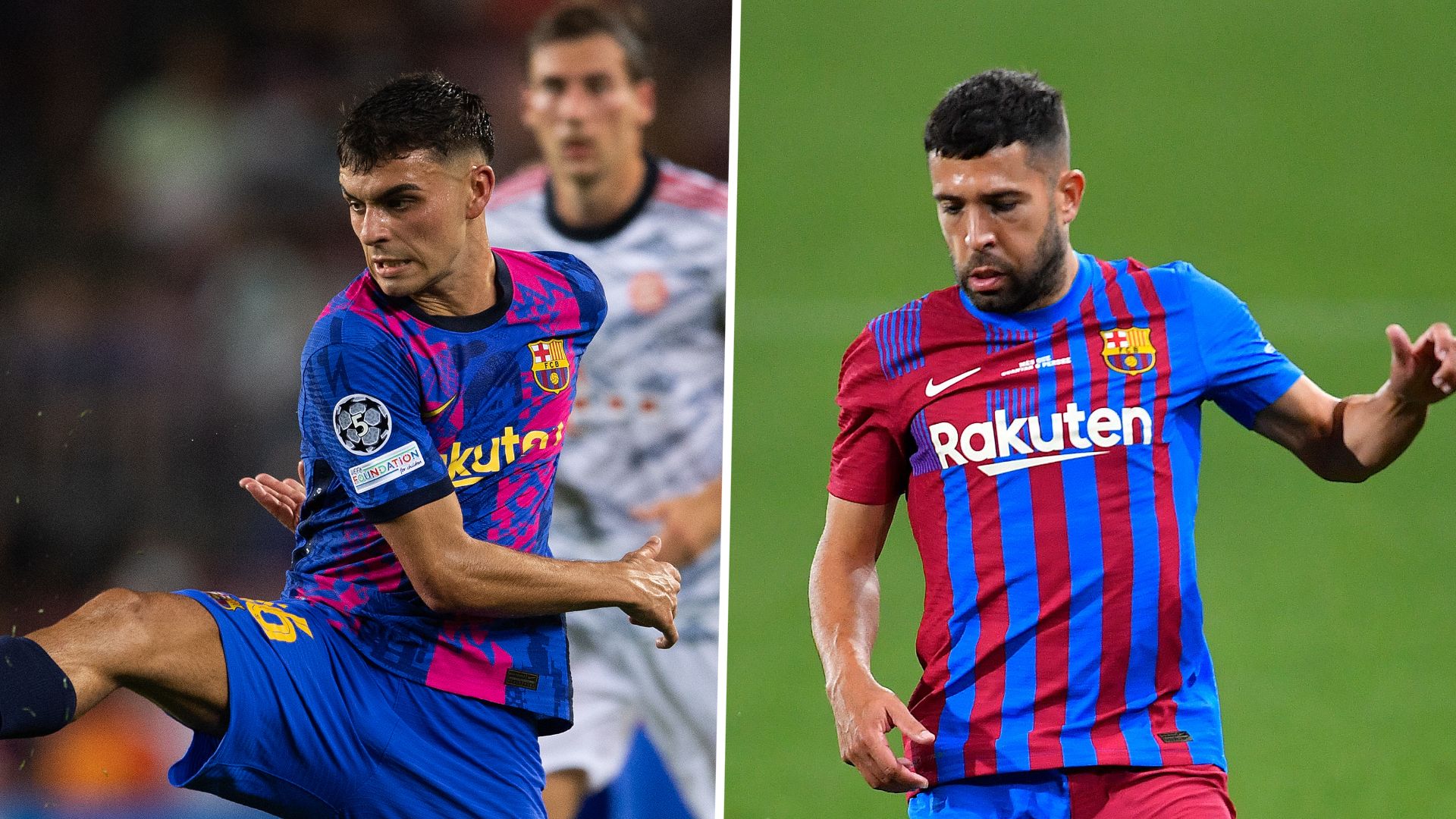 Pedri Jordi Alba Barcelona