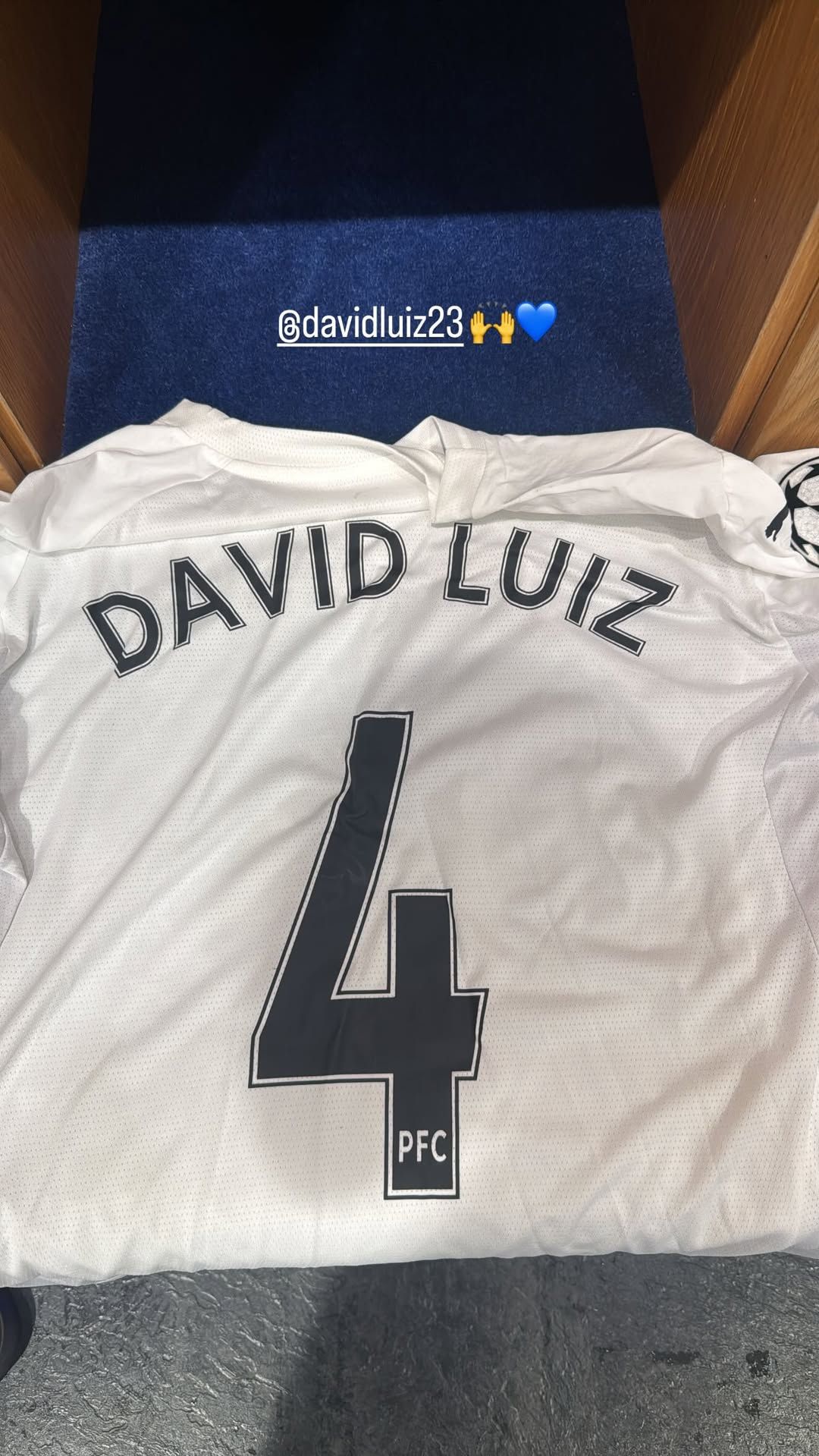David Luiz - Chalobah Instagram upload