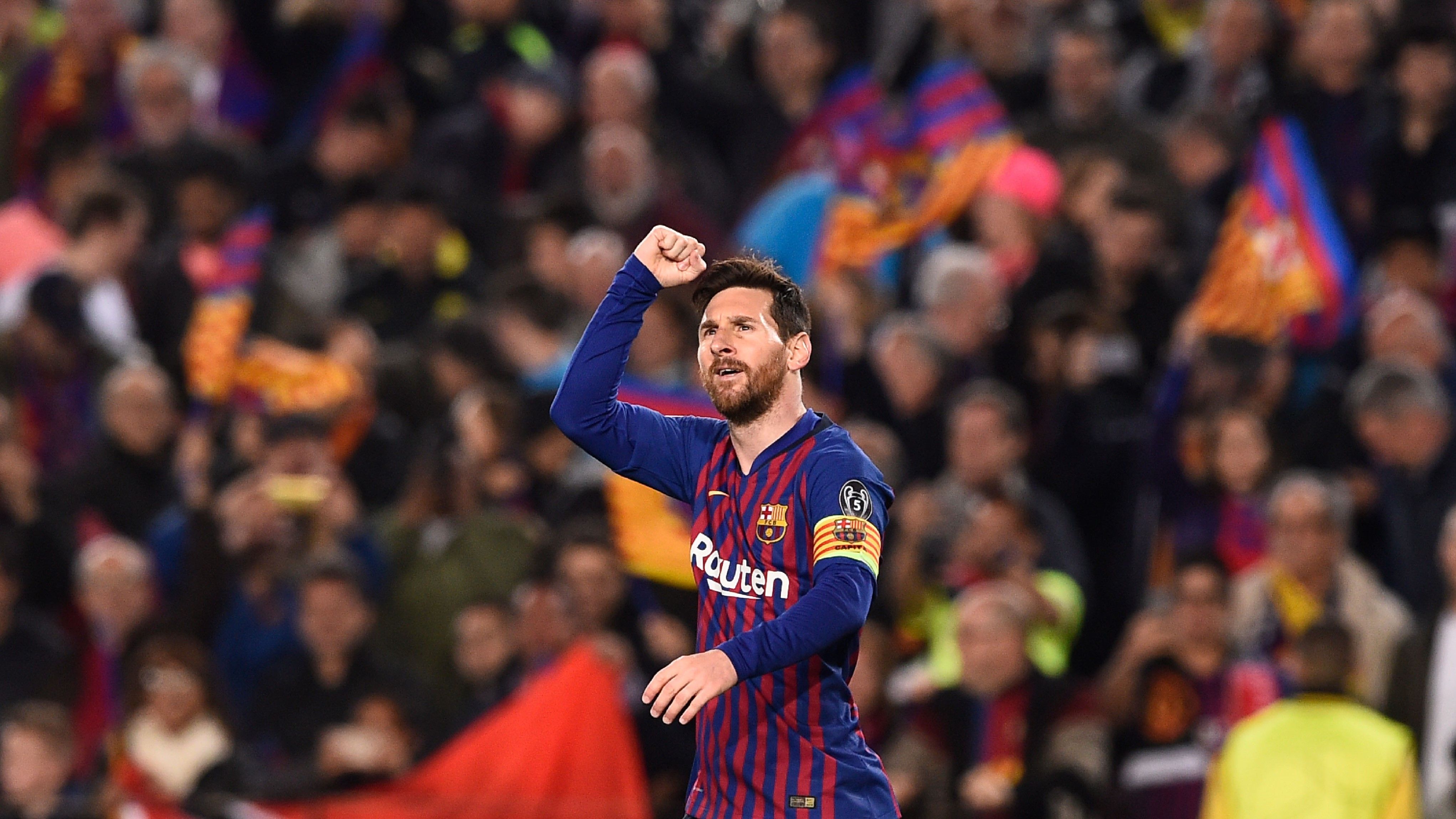 Lionel Messi Barcelona Manchester United UCL 16042019