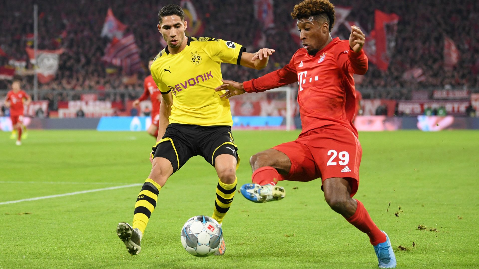 ACHRAF HAKIMI BORUSSIA DORTMUND KINGSLEY COMAN BAYERN MÜNCHEN BUNDESLIGA 09112019