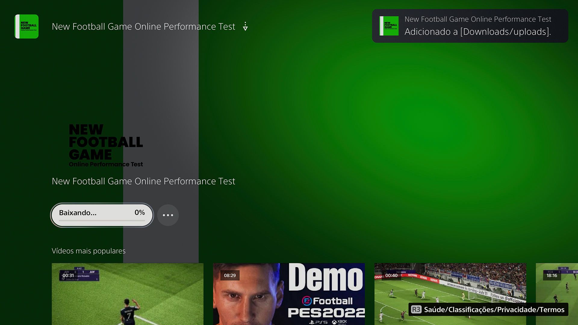 demo pes 22