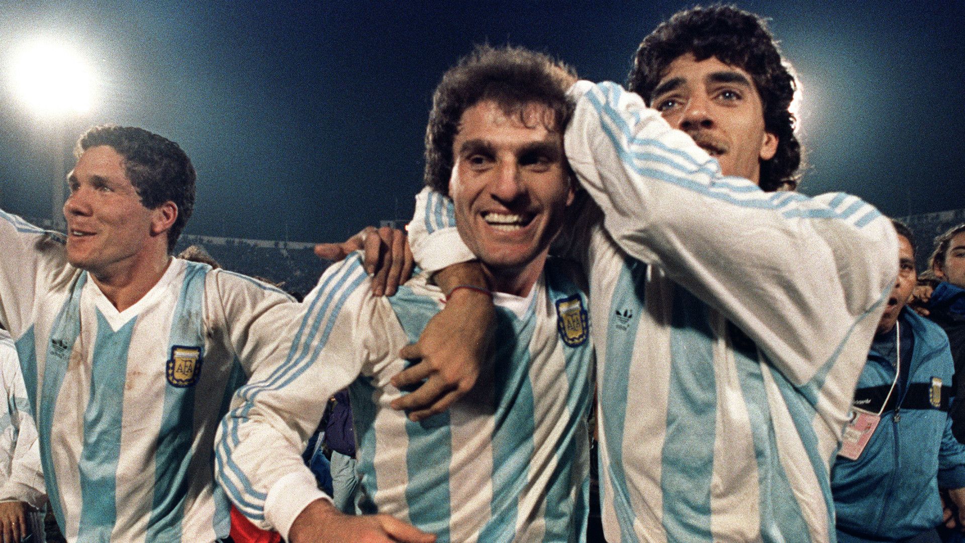 Diego Simeone Oscar Ruggeri Sergio Vazquez Argentina Copa America 1991