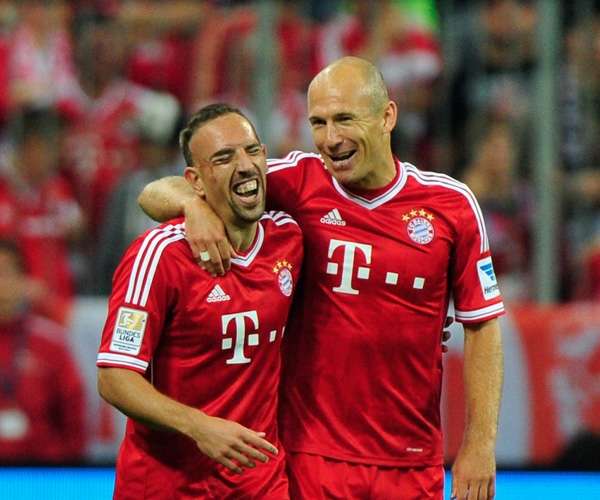 Bayern Munich - Borussia Mönchengladbach, Ribery and Robben