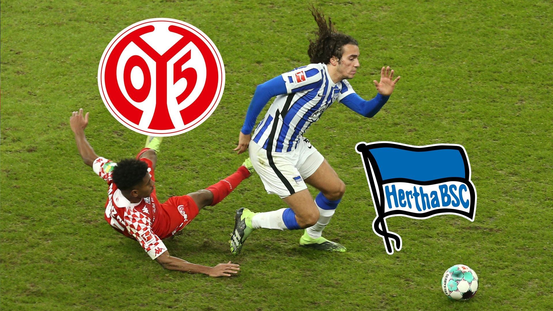 1. FSV Mainz 05 Hertha BSC Berlin Bundesliga 2021 TV LIVE-STREAM heute GFX