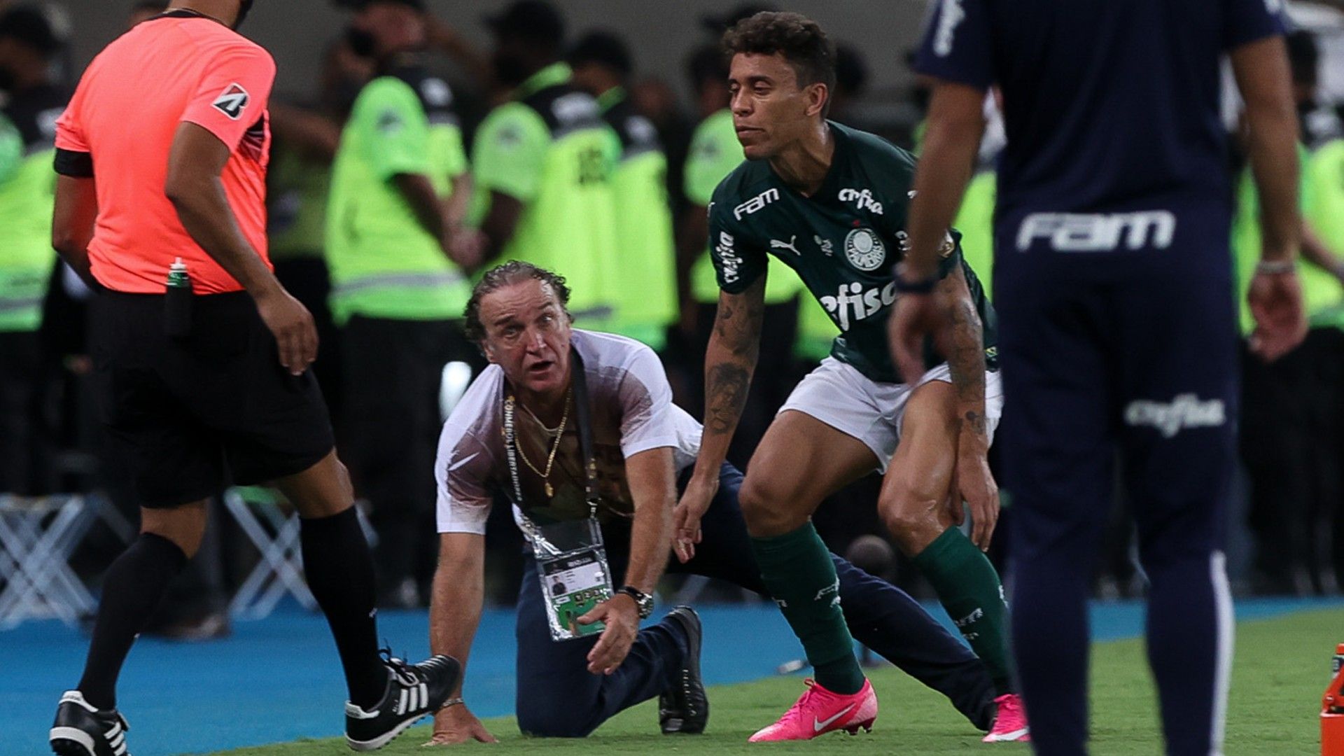 Cuca Marcos Rocha Palmeiras Santos final Libertadores 31 01 2021