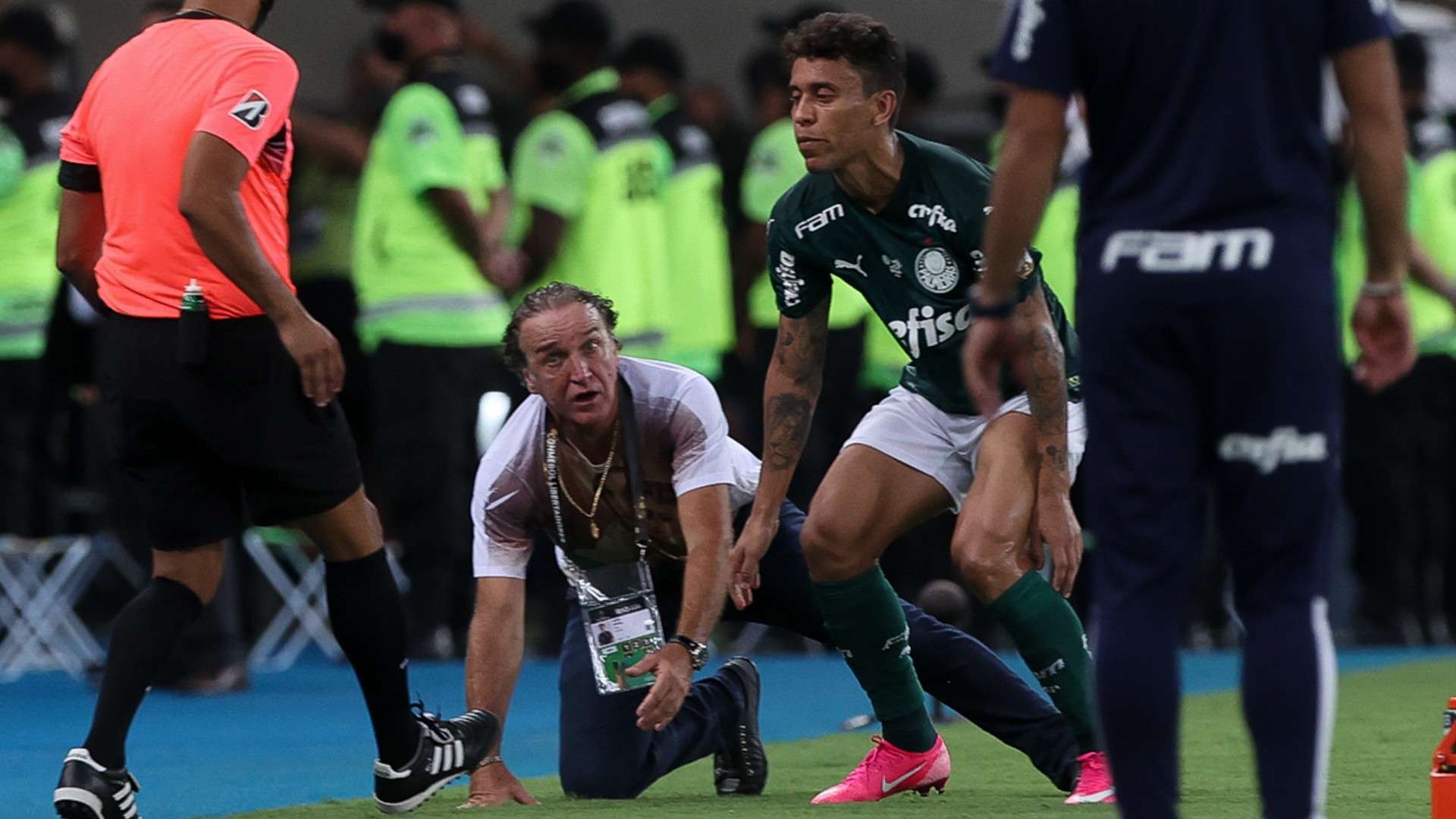 Cuca Marcos Rocha Palmeiras Santos final Libertadores 31 01 2021