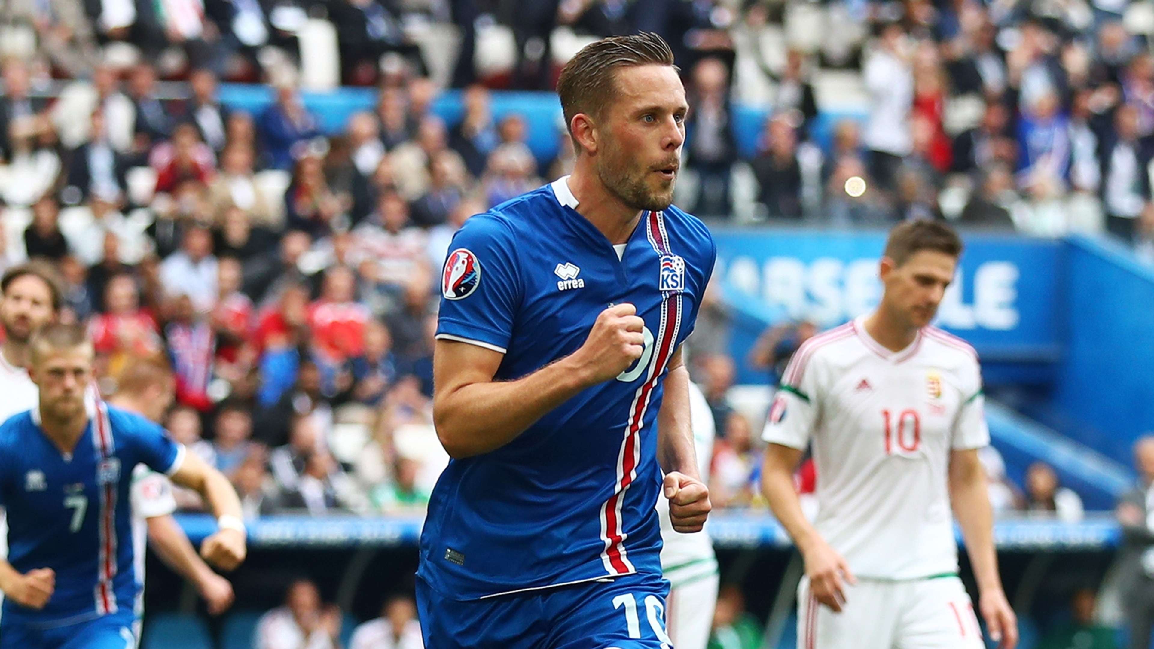 Gylfi Sigurdsson Iceland Hungary Euro 2016
