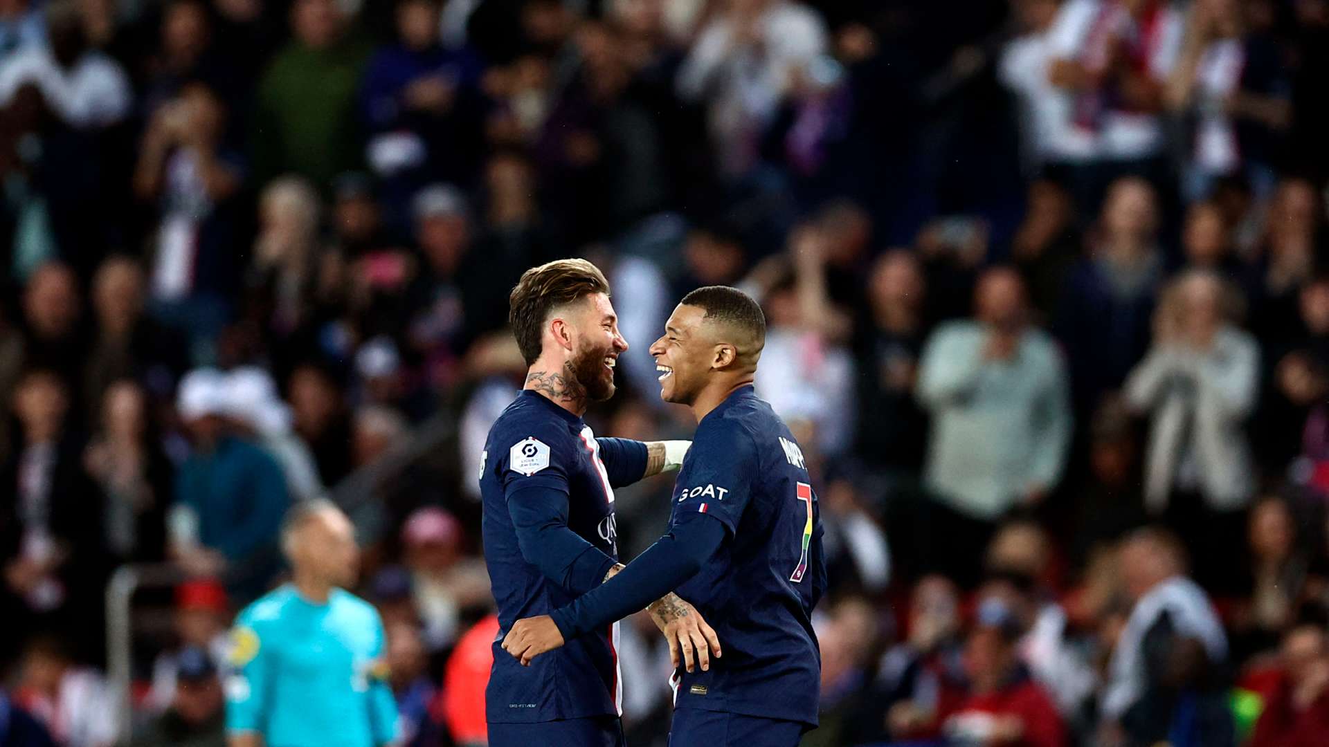 mbappe sergio ramos psg 2023