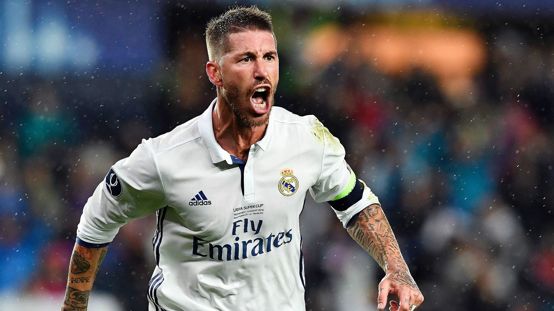 Sergio Ramos Real Madrid Sevilla UEFA Super Cup 09082016