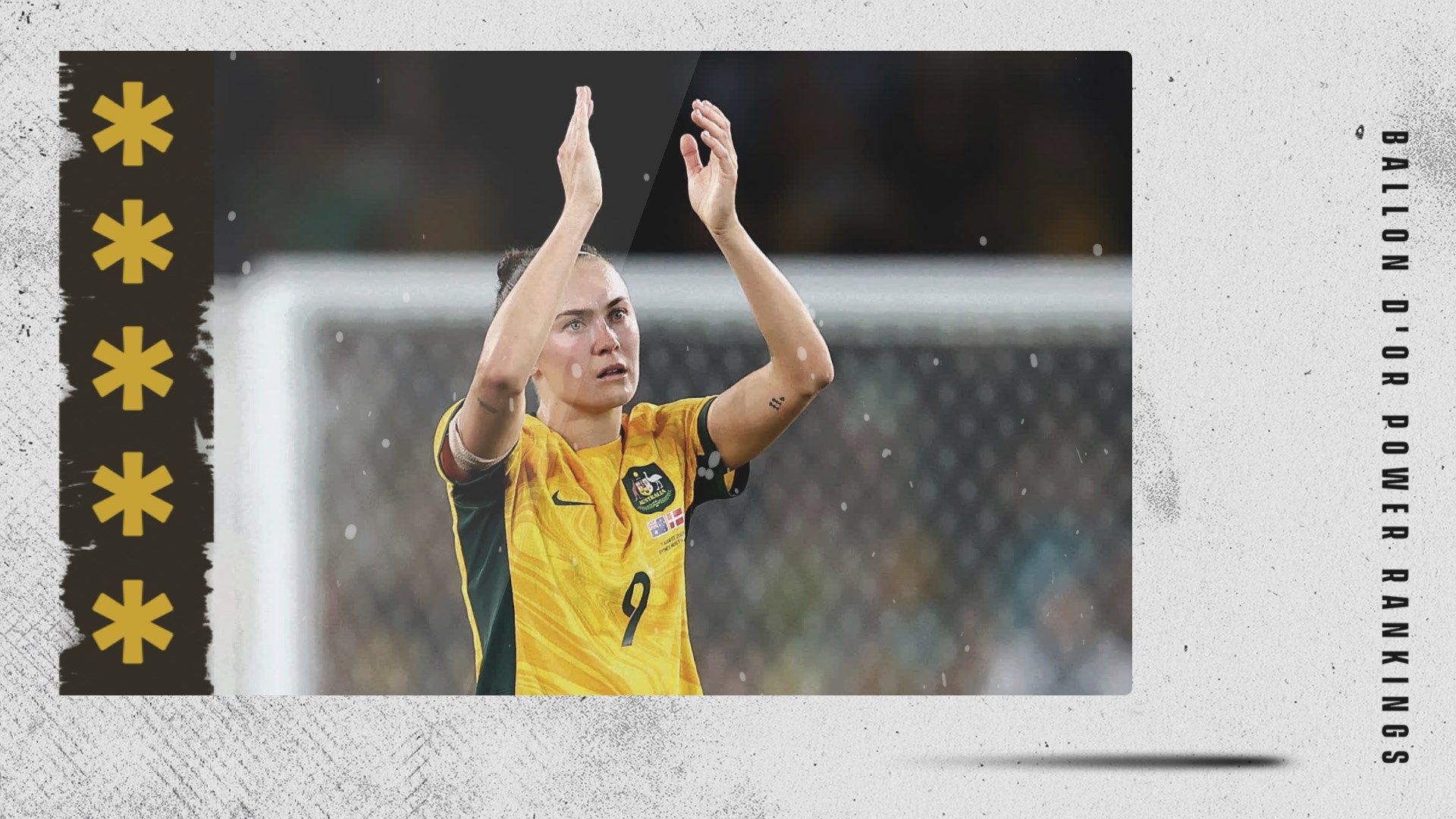 Caitlin Foord Ballon d'Or rankings new entry