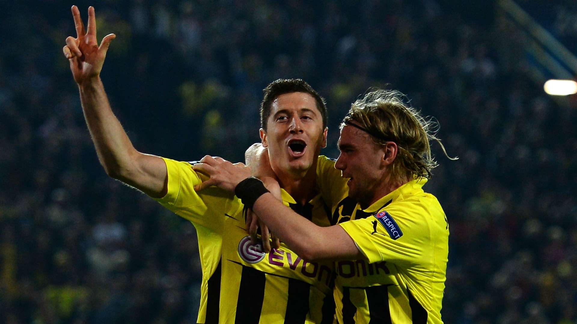 Lewandowski Schmelzer Borussia Dortmund - Real Madrid 04242013 Champions League