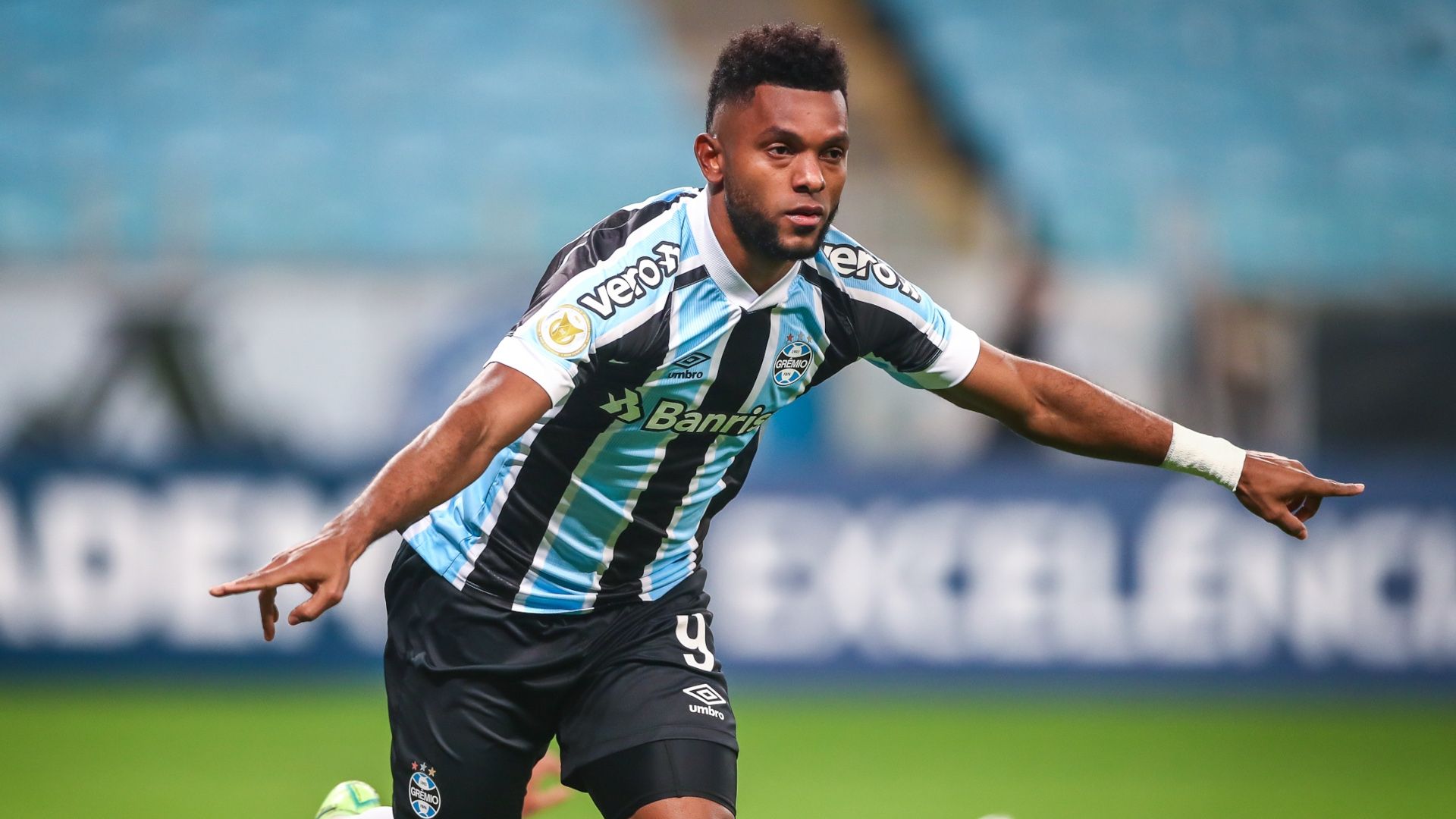 Borja comemora, Grêmio x Bahia, Brasileirão, 21082021