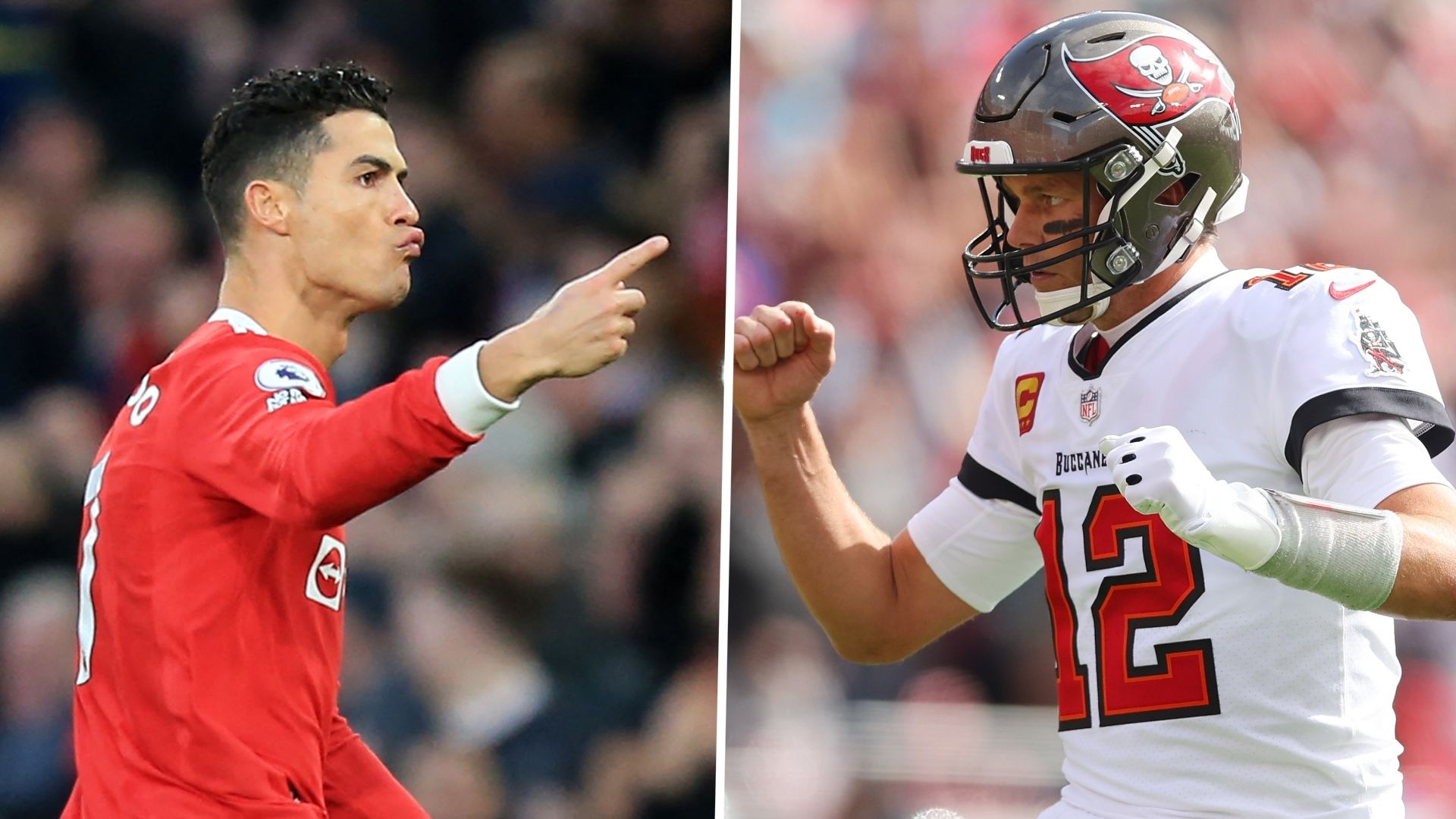 Cristiano Ronaldo Tom Brady GFX Manchester United