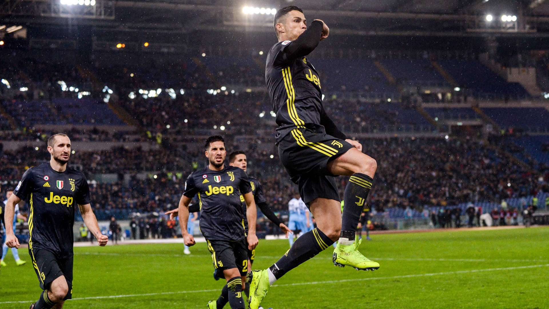 GERMANY ONLY Cristiano Ronaldo Jubel Juventus Turin Serie A Lazio 0119