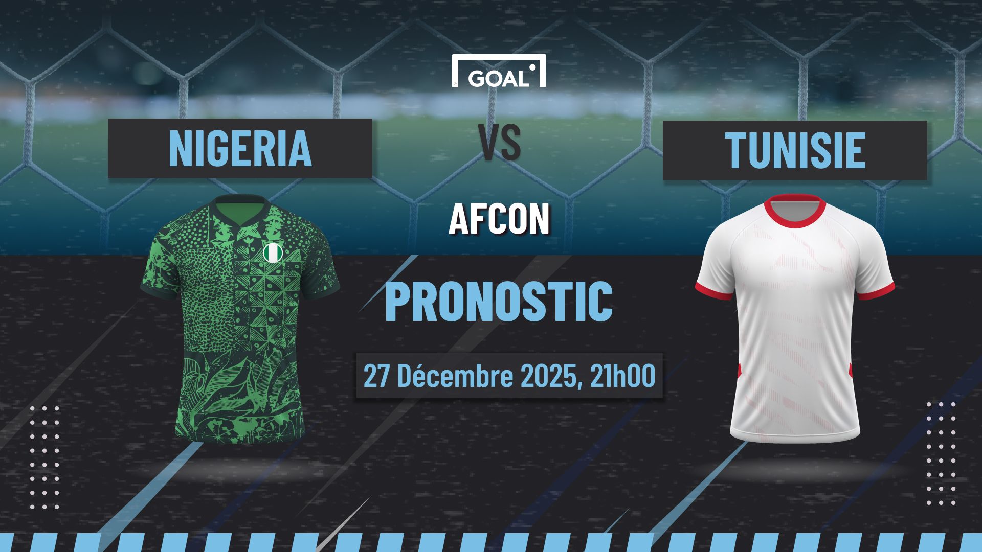 Pronostic Nigeria vs Tunisie