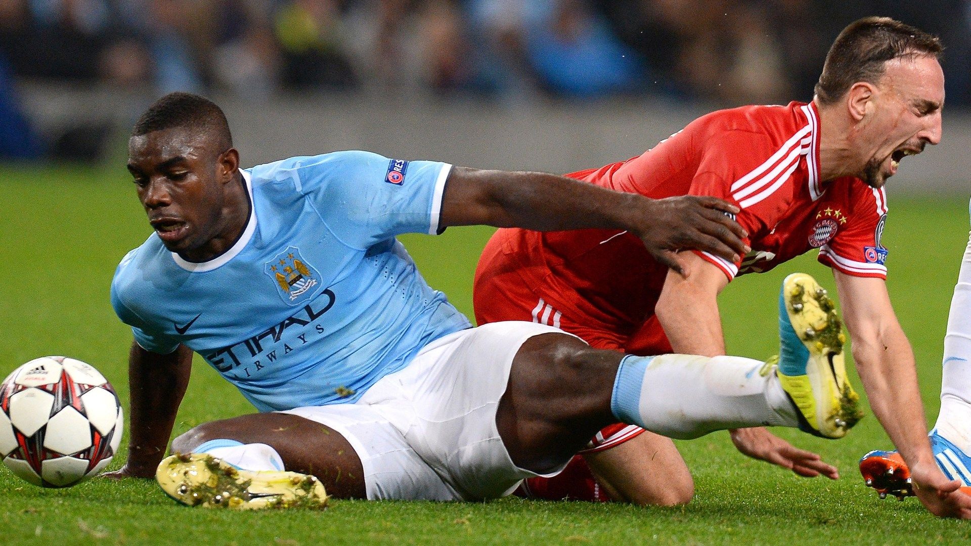 Micah Richards Franck Ribery 2013