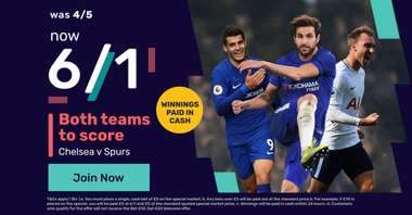 dabblebet Chelsea Spurs BTTS offer