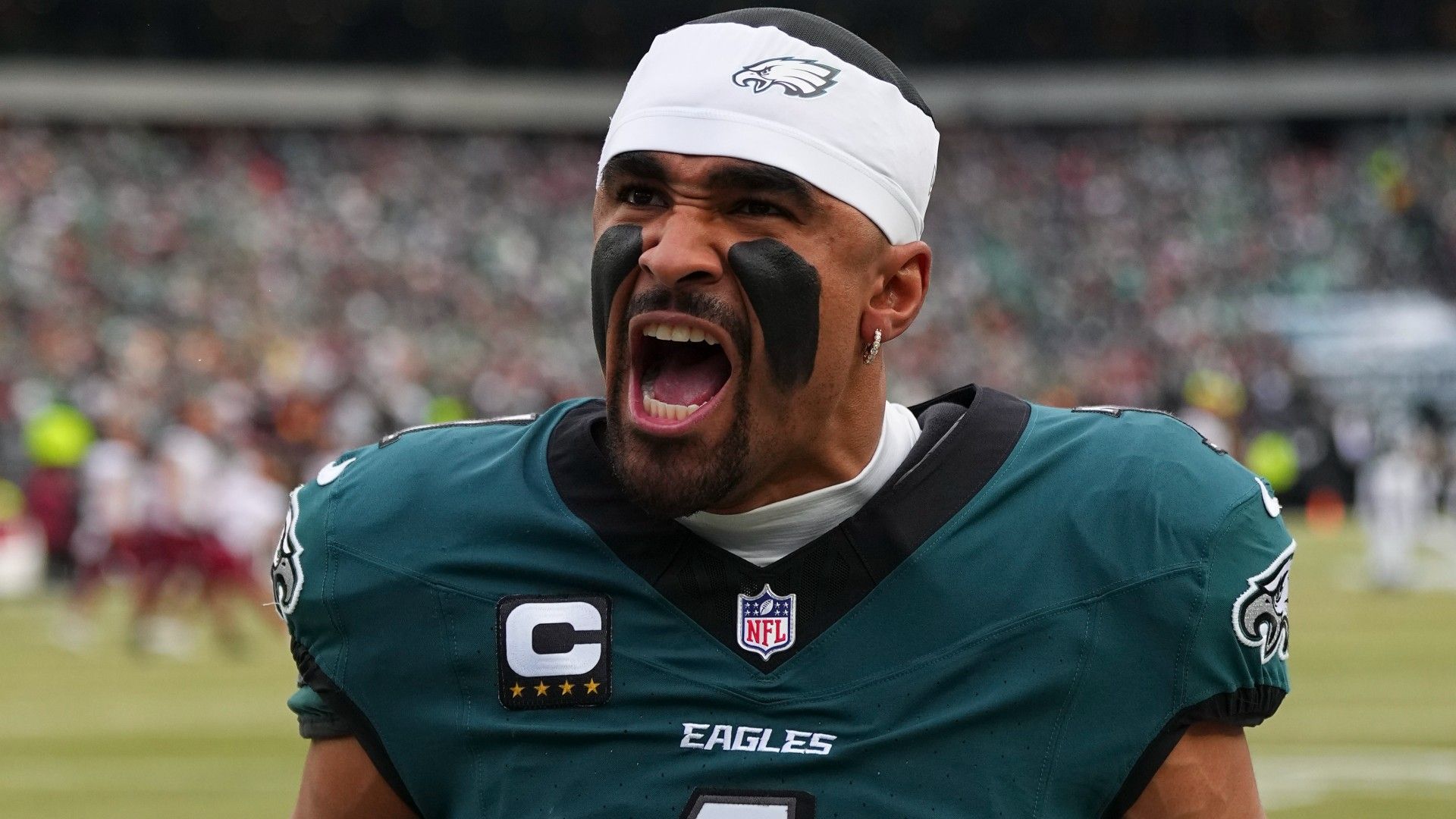 Jalen Hurts #1 of the Philadelphia Eagles 1